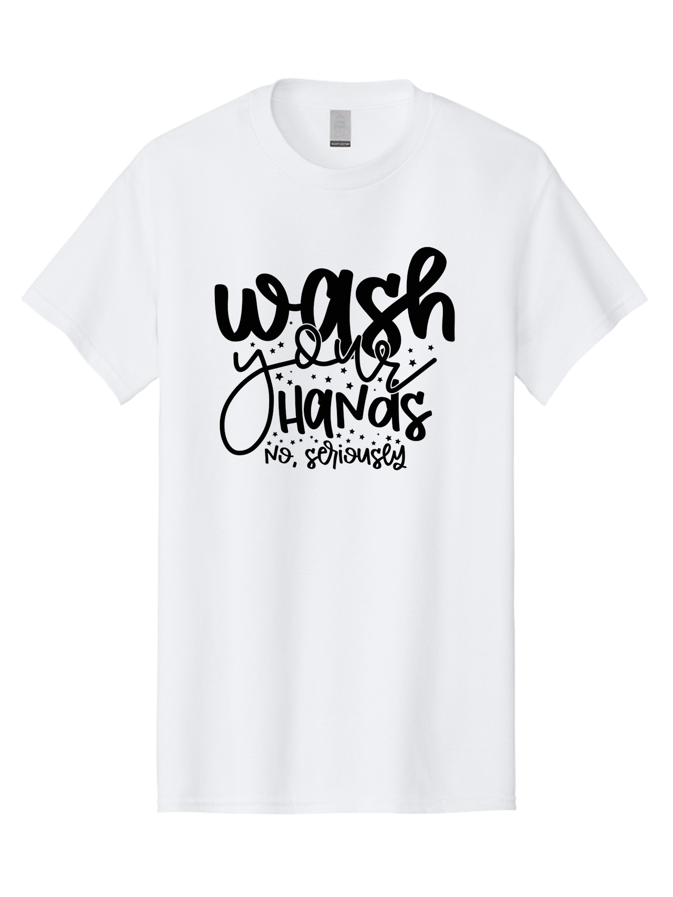 Wash-Your-Hands Men'S Graphic Tee, 100% Cotton, Comfortable Casual Summer Wear, Machine Washable, Hand Hygiene, Cleanliness, Health Awareness, Germ Prevention, Soap And Water, Clean Hands, Hygiene Reminder, Wellness Tips, Healthy Habits Aad499 21