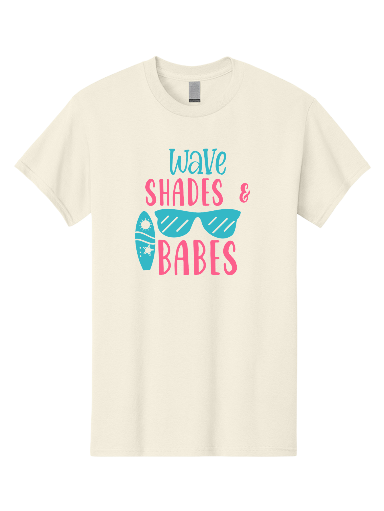 Wave-Shades-Babes Men'S Graphic Tee, 100% Cotton, Comfortable Casual Summer Wear, Machine Washable, Surfing, Sunglasses, Beach Culture, Summer Vibes, Wave Riders, Cool Shades, Beach Babes, Summer Fashion Aad500 23
