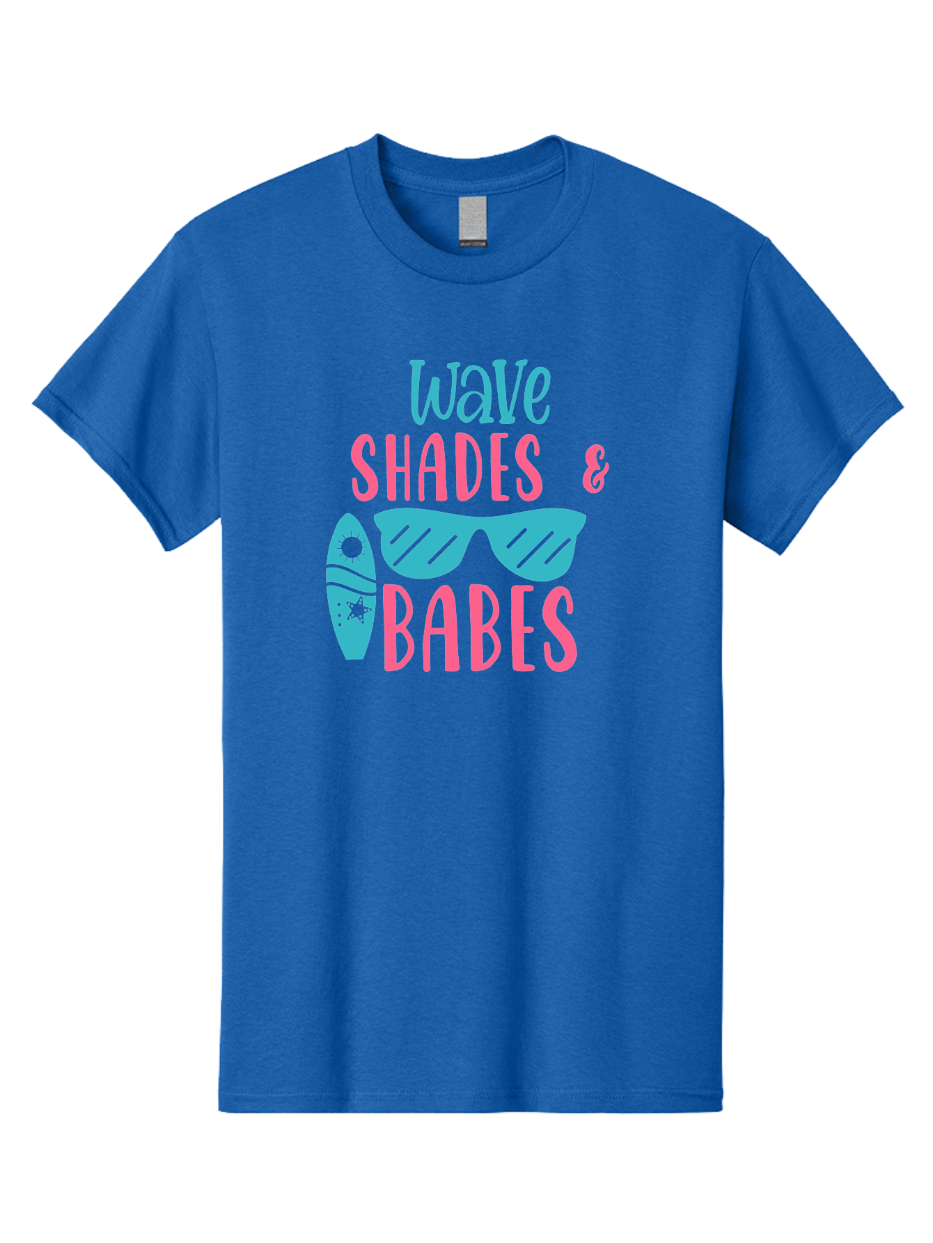 Wave-Shades-Babes Men'S Graphic Tee, 100% Cotton, Comfortable Casual Summer Wear, Machine Washable, Surfing, Sunglasses, Beach Culture, Summer Vibes, Wave Riders, Cool Shades, Beach Babes, Summer Fashion Aad500 21