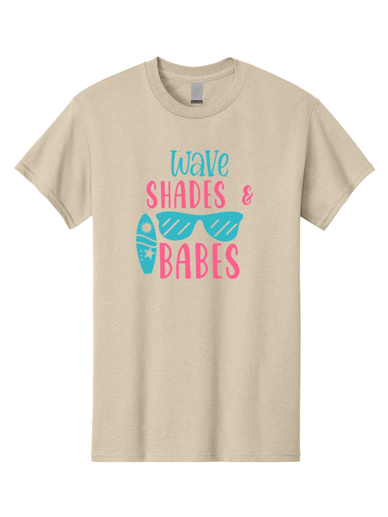Wave-Shades-Babes Men'S Graphic Tee, 100% Cotton, Comfortable Casual Summer Wear, Machine Washable, Surfing, Sunglasses, Beach Culture, Summer Vibes, Wave Riders, Cool Shades, Beach Babes, Summer Fashion Aad500 17