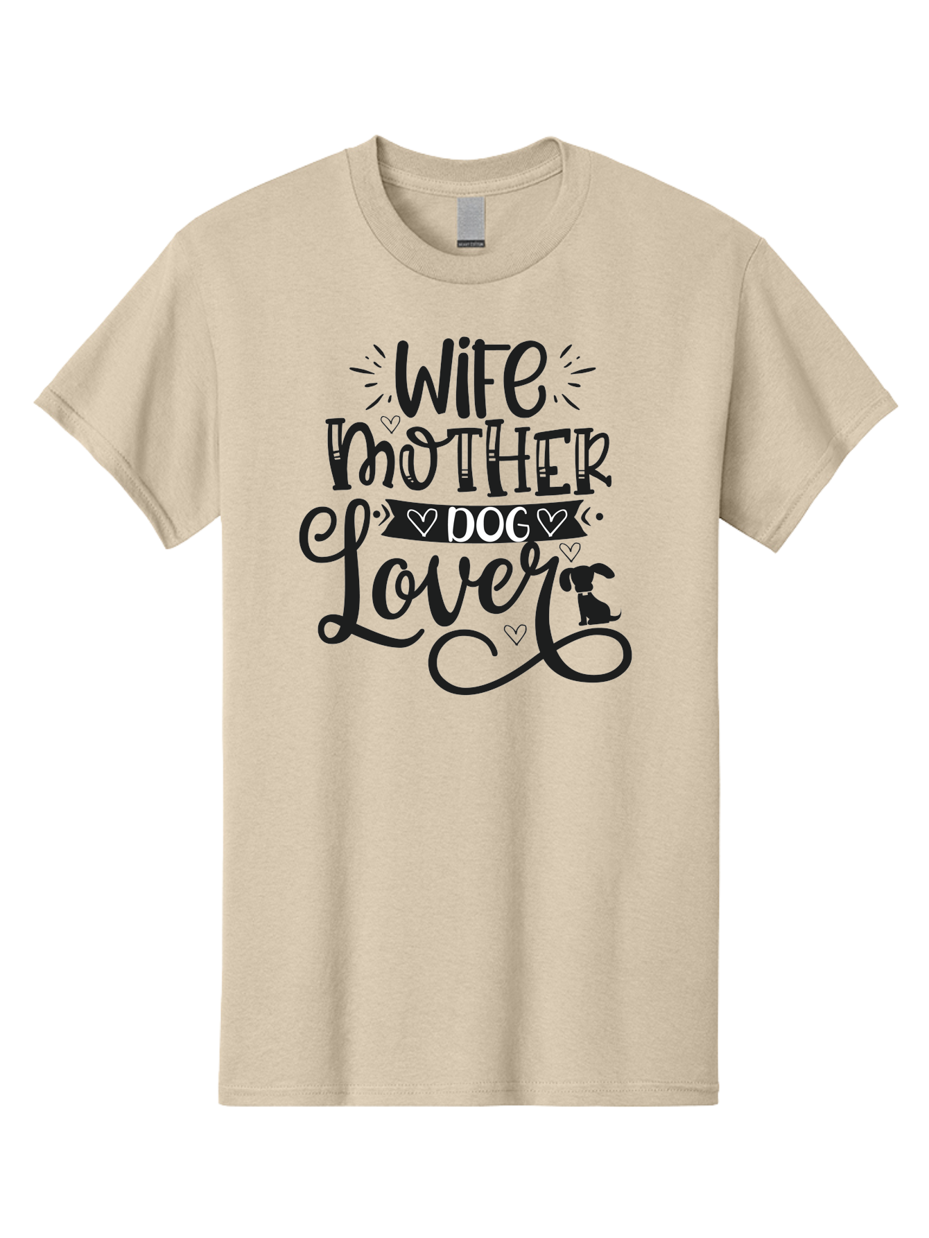 Wife-Mother-Dog-Lover Men'S Graphic Tee, 100% Cotton, Comfortable Casual Summer Wear, Machine Washable, Wife, Mother, Dog Lover, Dog Mom, Dog Mama, Dog Owner, Dog Enthusiast, Dog Quotes, Funny Dog Quotes, Dog Phrases, Dog Sayings Aad501 17