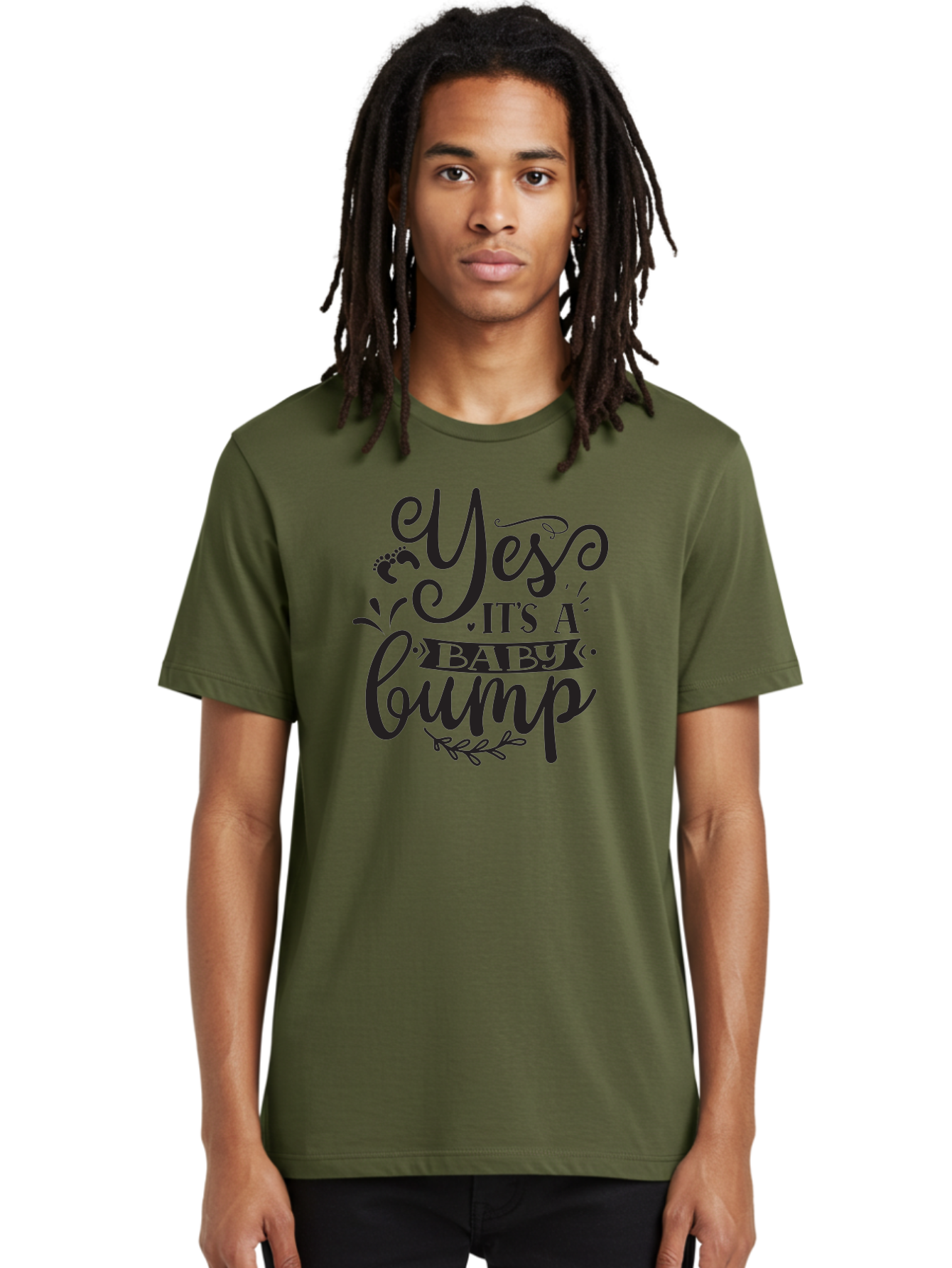 Yes-It-S-A-Baby-Bump Men'S Graphic Tee, 100% Cotton, Comfortable Casual Summer Wear, Machine Washable, Baby Bump Announcement, Pregnancy Reveal, Baby On Board, Expecting A Baby, Baby Shower Invitation, Cute Baby Quote, Pregnancy Announcement, Aad509 26