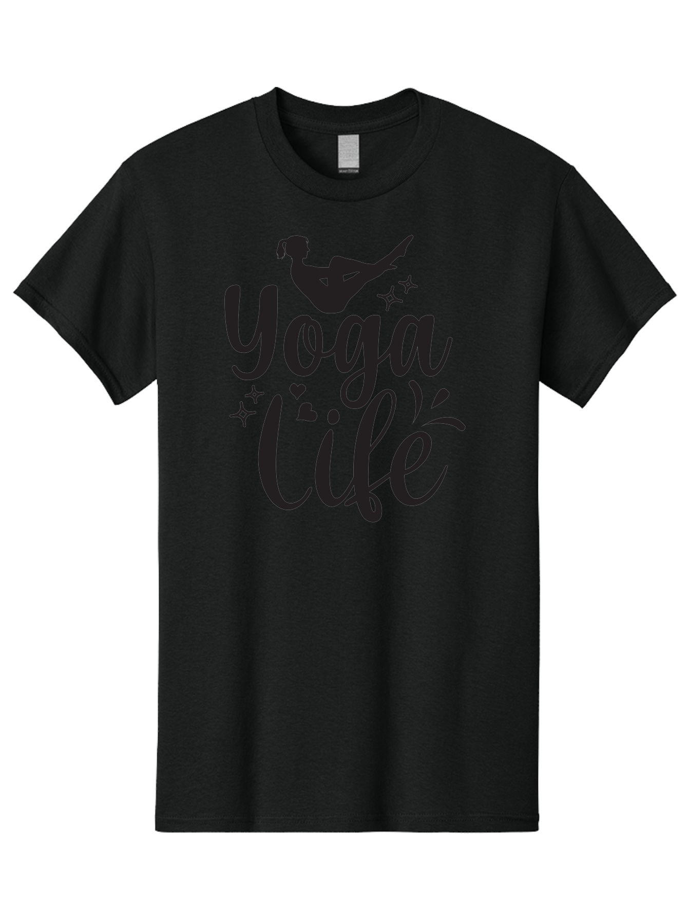 Yoga-Life Men'S Graphic Tee, 100% Cotton, Comfortable Casual Summer Wear, Machine Washable, Yoga Enthusiast, Silhouette Of A Yogi, Inspirational Quote, Wellness Lifestyle, Yoga Pose, Fitness Motivation, Meditation Practice, Yoga Love, Aad516 9