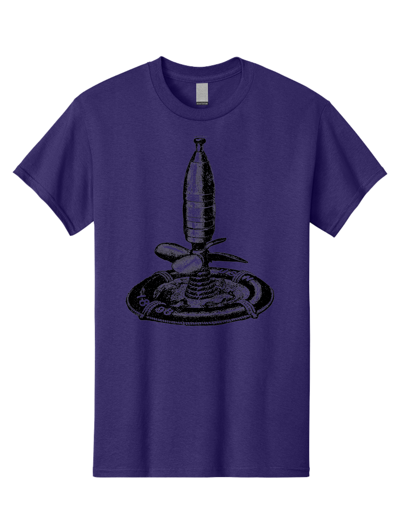 Bomb Men'S Graphic Tee, 100% Cotton, Comfortable Casual Summer Wear, Machine Washable, Explosive Device, Bomb Illustration, Vintage Artwork, Bomb On Plate, Coiled Spring, Detailed Engraving, Historical Graphic, War Symbol Aad519 9