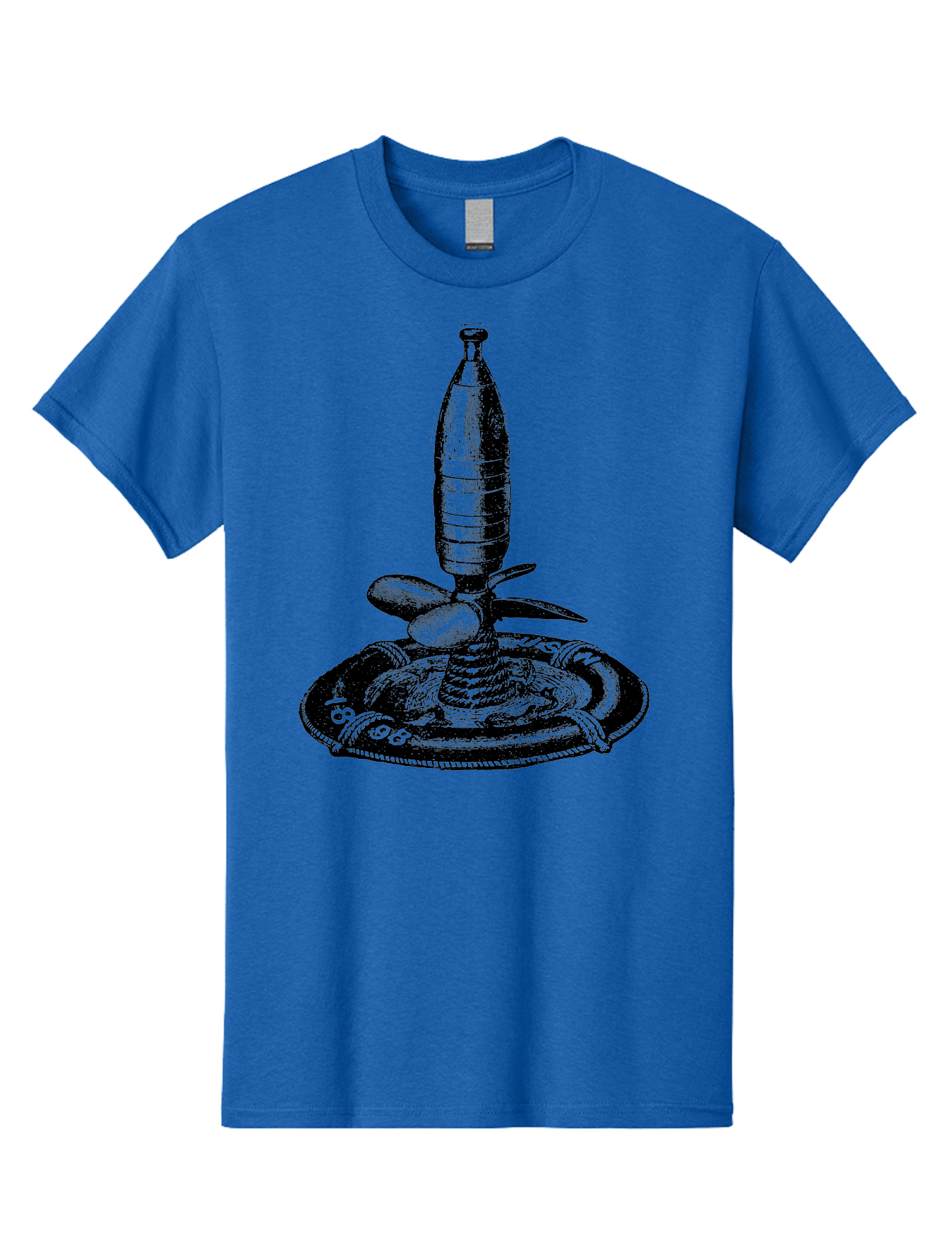 Bomb Men'S Graphic Tee, 100% Cotton, Comfortable Casual Summer Wear, Machine Washable, Explosive Device, Bomb Illustration, Vintage Artwork, Bomb On Plate, Coiled Spring, Detailed Engraving, Historical Graphic, War Symbol Aad519 25