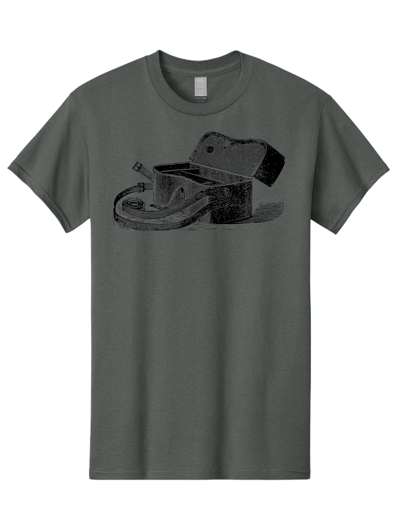 Camera-Bag Men'S Graphic Tee, 100% Cotton, Comfortable Casual Summer Wear, Machine Washable, Vintage Camera Bag, Photography Equipment, Classic Design, Leather Strap, Retro Style, Camera Accessories, Photography Gear Aad520 13