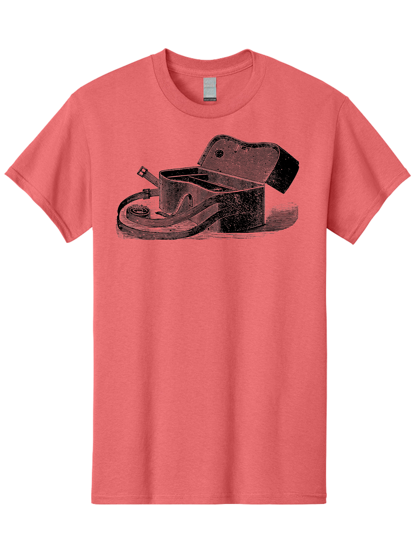 Camera-Bag Men'S Graphic Tee, 100% Cotton, Comfortable Casual Summer Wear, Machine Washable, Vintage Camera Bag, Photography Equipment, Classic Design, Leather Strap, Retro Style, Camera Accessories, Photography Gear Aad520 17