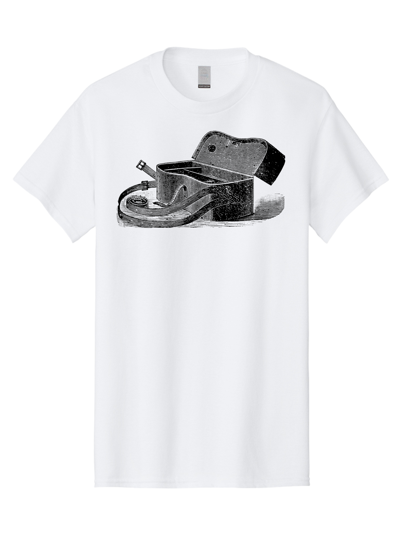 Camera-Bag Men'S Graphic Tee, 100% Cotton, Comfortable Casual Summer Wear, Machine Washable, Vintage Camera Bag, Photography Equipment, Classic Design, Leather Strap, Retro Style, Camera Accessories, Photography Gear Aad520 15