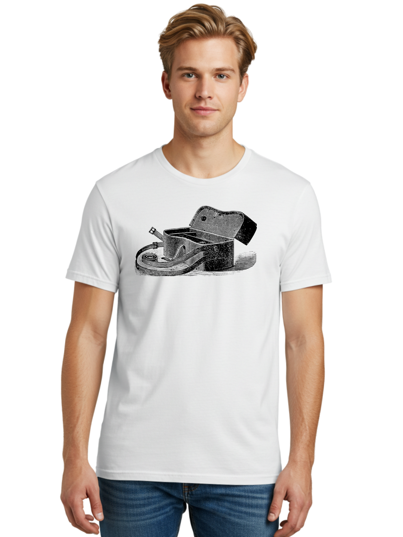 Camera-Bag Men'S Graphic Tee, 100% Cotton, Comfortable Casual Summer Wear, Machine Washable, Vintage Camera Bag, Photography Equipment, Classic Design, Leather Strap, Retro Style, Camera Accessories, Photography Gear Aad520 16