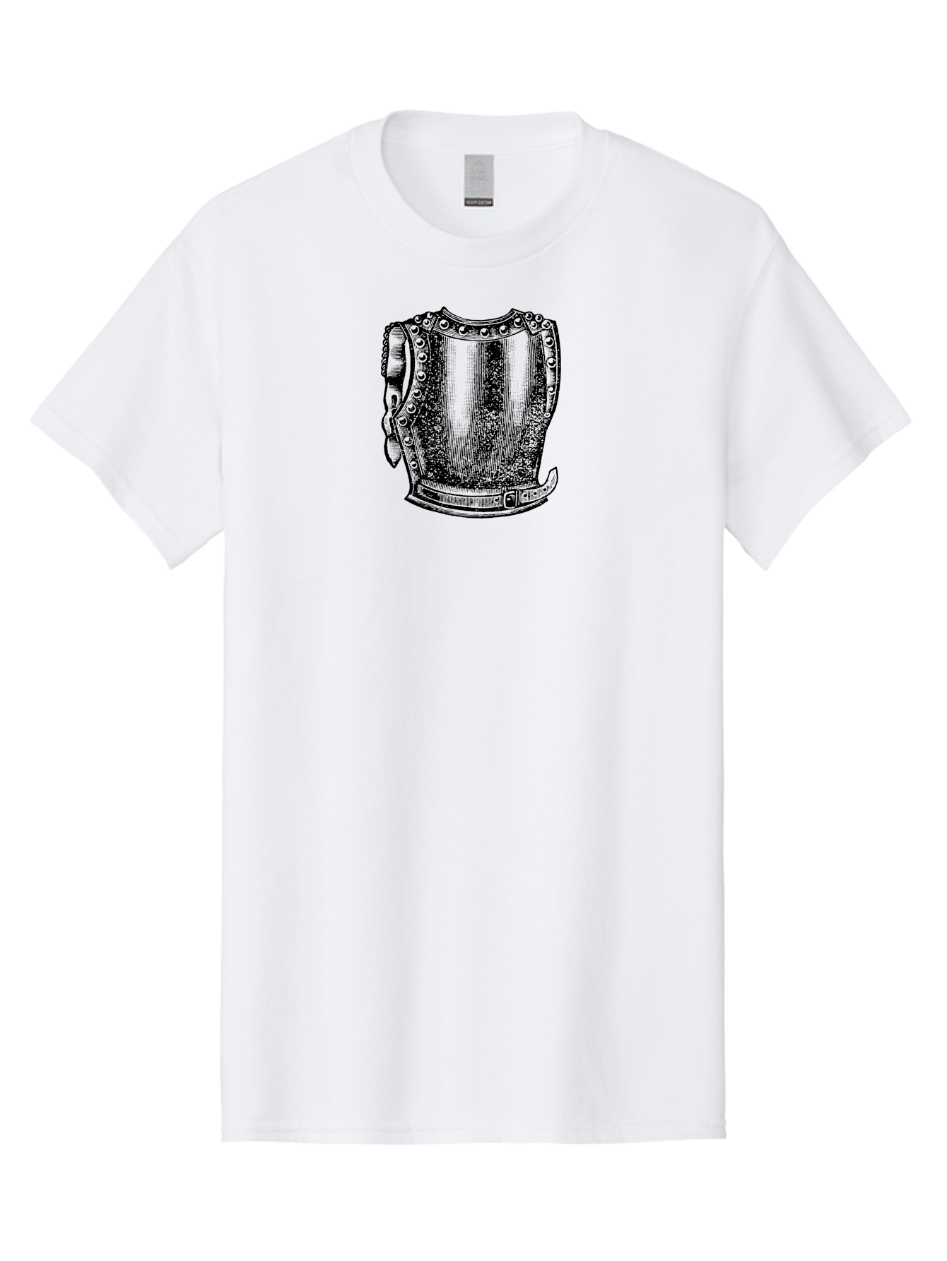 Cuirass-2 Men'S Graphic Tee, 100% Cotton, Comfortable Casual Summer Wear, Machine Washable, Medieval Armor, Historical Reenactment, Metal Protection, Armor Plating, Defensive Gear, Warrior Equipment, Armor Design, Historical Warfare, Aad531 25