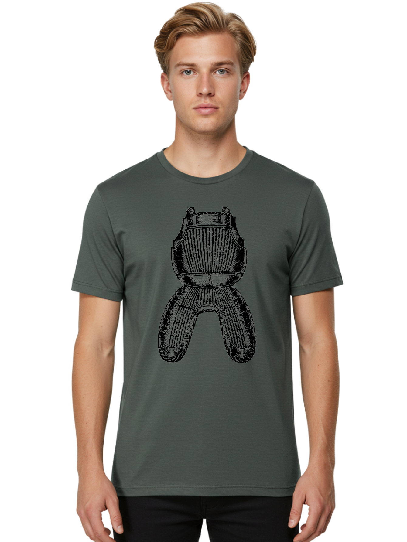 Diver-S-Suit Men'S Graphic Tee, 100% Cotton, Comfortable Casual Summer Wear, Machine Washable, Medieval Armor, Protective Gear, Historical Relic, Knight'S Attire, Metal Craftsmanship, Vintage Design, Decorative Armor, Historical Artifact Aad534 20