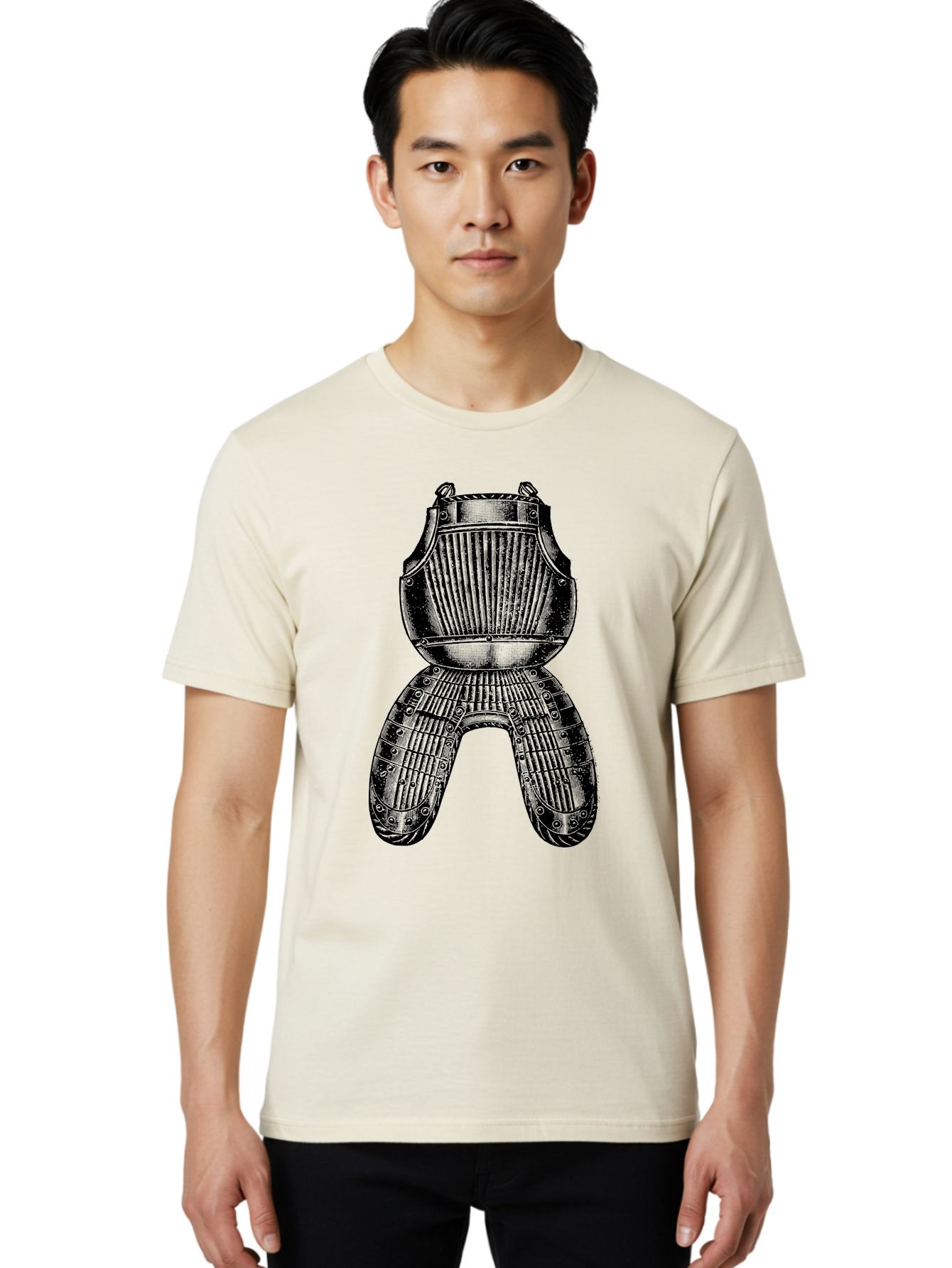 Diver-S-Suit Men'S Graphic Tee, 100% Cotton, Comfortable Casual Summer Wear, Machine Washable, Medieval Armor, Protective Gear, Historical Relic, Knight'S Attire, Metal Craftsmanship, Vintage Design, Decorative Armor, Historical Artifact Aad534 22
