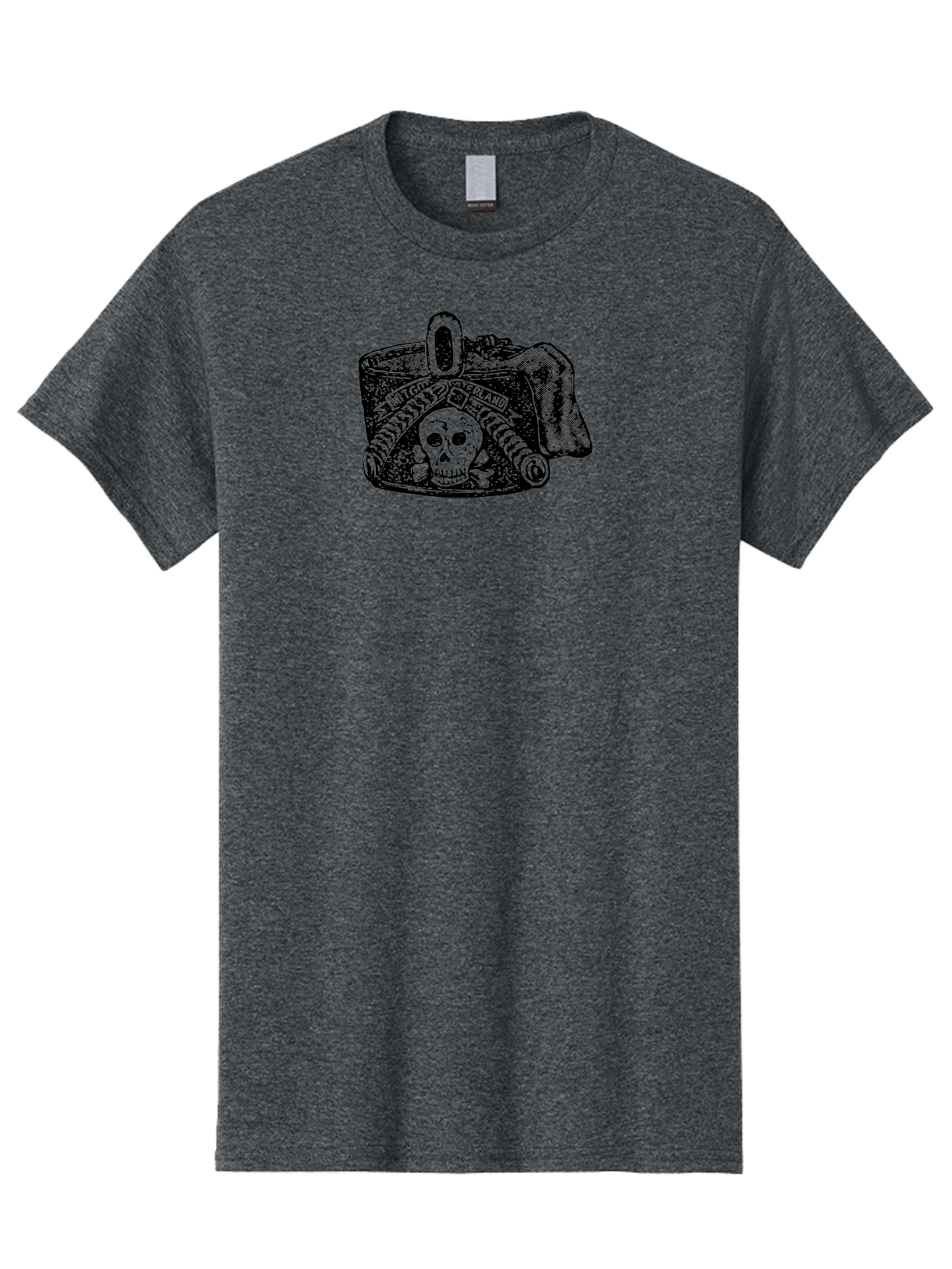 Mit-Got-Waterland Men'S Graphic Tee, 100% Cotton, Comfortable Casual Summer Wear, Machine Washable, Skull And Crossbones, Pirate Hat, Skull Illustration, Crossbones Symbol, Mit Goo Ferland, Pirate-Themed Artwork, Gothic Artwork, Aad551 9