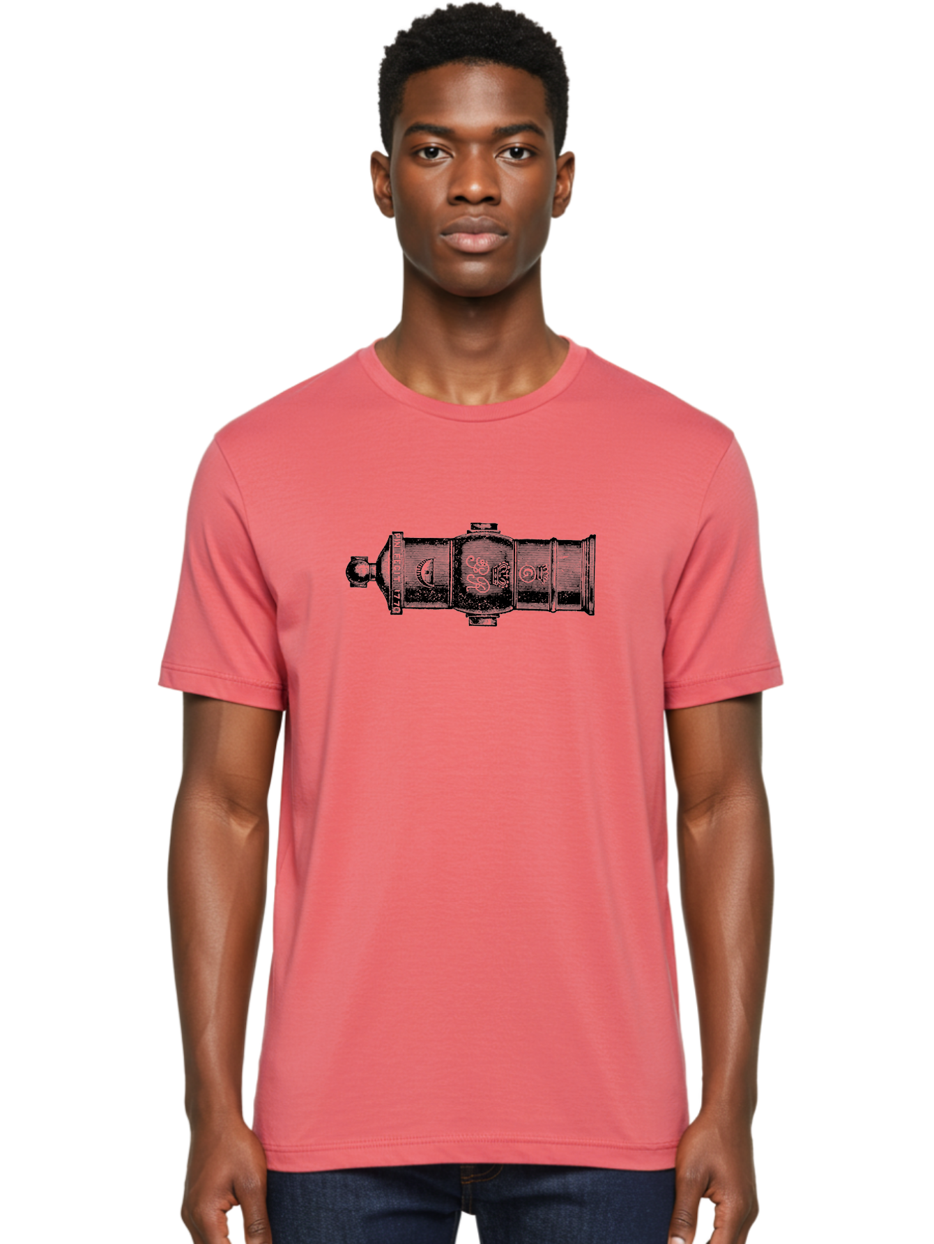 Pin-Fegut-1770-Gun Men'S Graphic Tee, 100% Cotton, Comfortable Casual Summer Wear, Machine Washable, Vintage Cannon, Historic Artillery, Pin Rebuilt 1770, Antique Weapon, Military History, Naval Warfare, Emblematic Design, Symbolic Markings Aad553 28