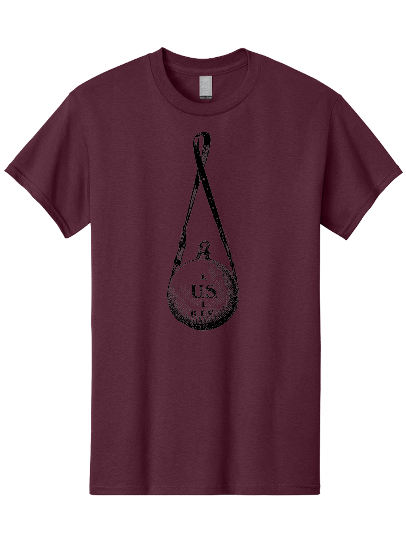 Us-1-Purse Men'S Graphic Tee, 100% Cotton, Comfortable Casual Summer Wear, Machine Washable, Vintage Pocket Watch, Antique Timepiece, Engraved Watch, Strap And Clasp, Nostalgic Accessory, Classic Design, Us 1 Engraving, Retro Style Aad565 21