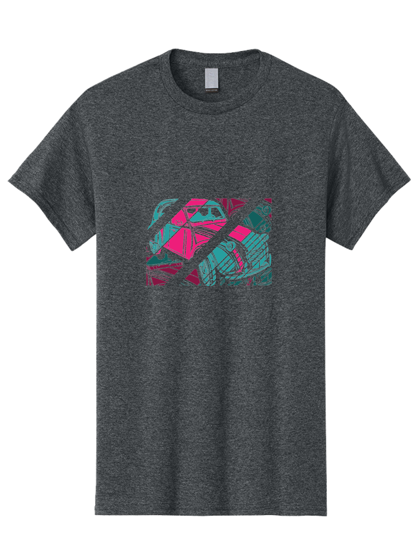 Abstract-Shapes Men'S Graphic Tee, 100% Cotton, Comfortable Casual Summer Wear, Machine Washable, Abstract Art, Modern Design, Vibrant Colors, Pink, Blue, Geometric Shapes, Mixed Media, Creative Expression, Artistic Texture, Contemporary Style Aad568 7