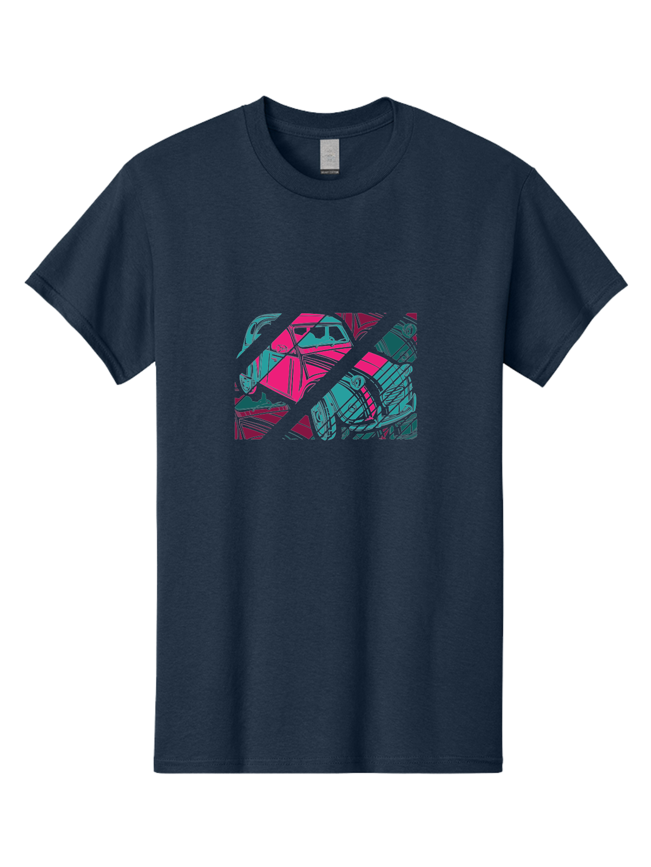 Abstract-Shapes Men'S Graphic Tee, 100% Cotton, Comfortable Casual Summer Wear, Machine Washable, Abstract Art, Modern Design, Vibrant Colors, Pink, Blue, Geometric Shapes, Mixed Media, Creative Expression, Artistic Texture, Contemporary Style Aad568 27