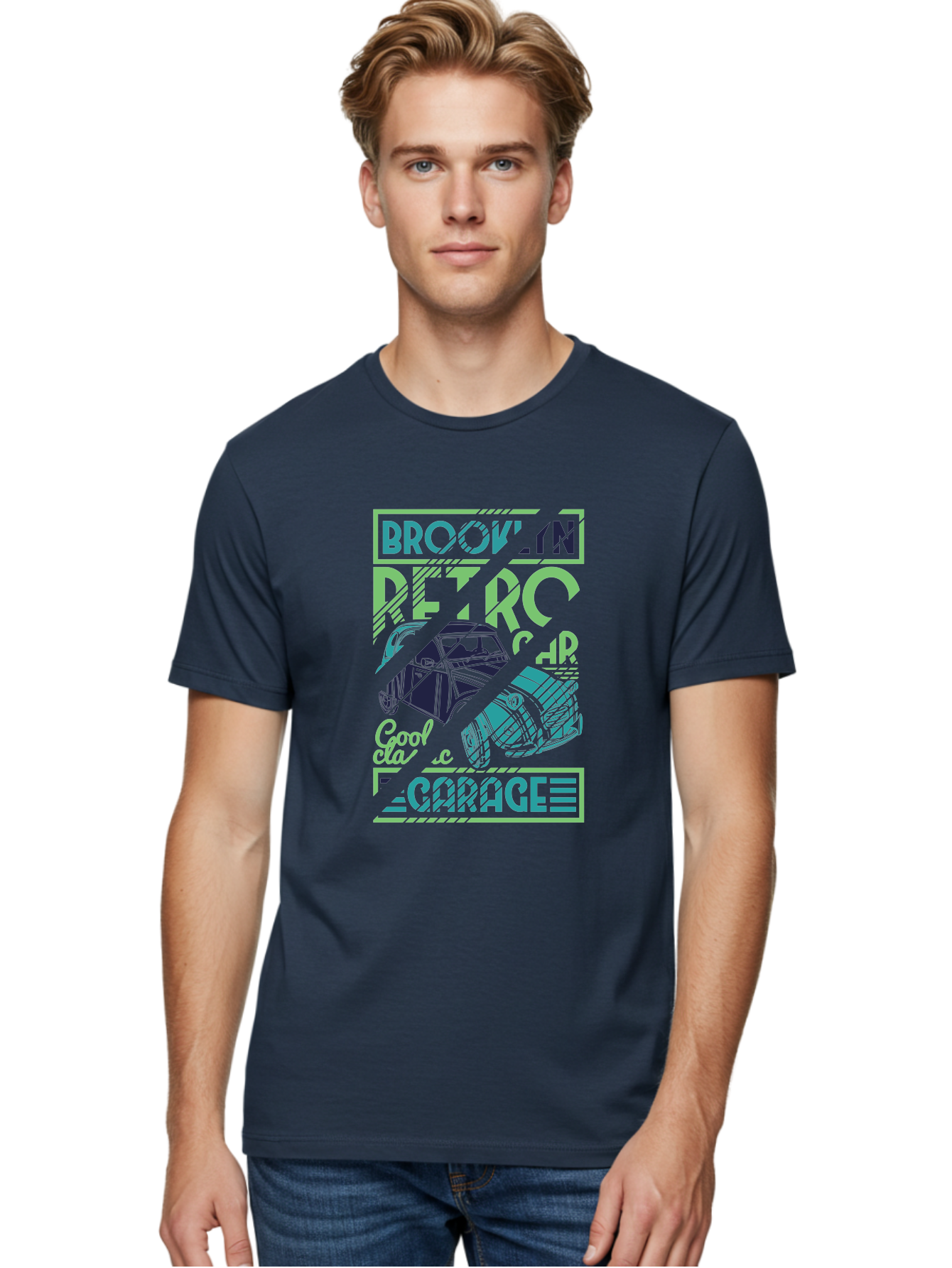 Brook-N-Petro-Car-Cool Men'S Graphic Tee, 100% Cotton, Comfortable Casual Summer Wear, Machine Washable, Vintage Car, Retro Automobile, Cool Design, Stylized Vehicle, Drift Car, Custom Graphic, Automotive Art, Graphic Design, Typography, Aad569 12