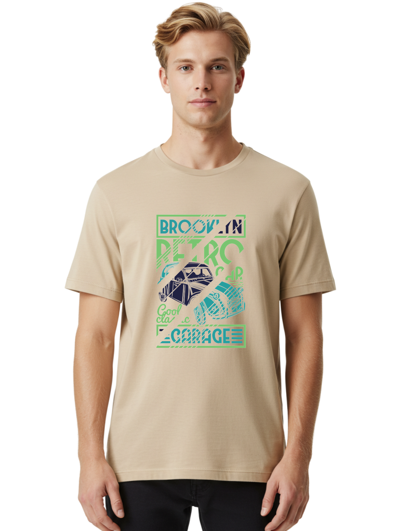 Brook-N-Petro-Car-Cool Men'S Graphic Tee, 100% Cotton, Comfortable Casual Summer Wear, Machine Washable, Vintage Car, Retro Automobile, Cool Design, Stylized Vehicle, Drift Car, Custom Graphic, Automotive Art, Graphic Design, Typography, Aad569 10