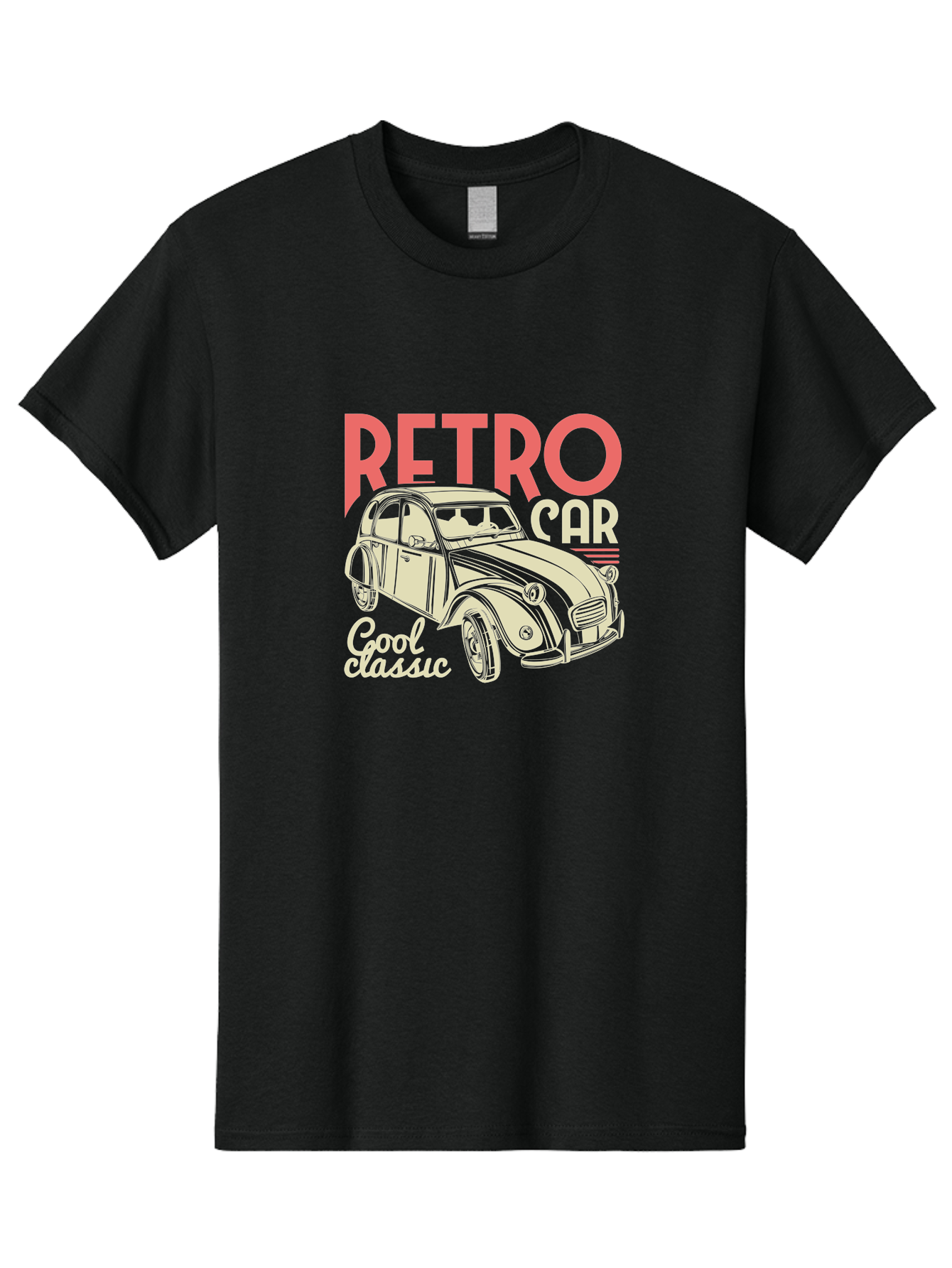 Retro-Car-1 Men'S Graphic Tee, 100% Cotton, Comfortable Casual Summer Wear, Machine Washable, Vintage Car, Retro Automobile, Classic Vehicle, Nostalgic Ride, Cool Classic, Retro Style, Vintage Wheels, Antique Car Aad573 27