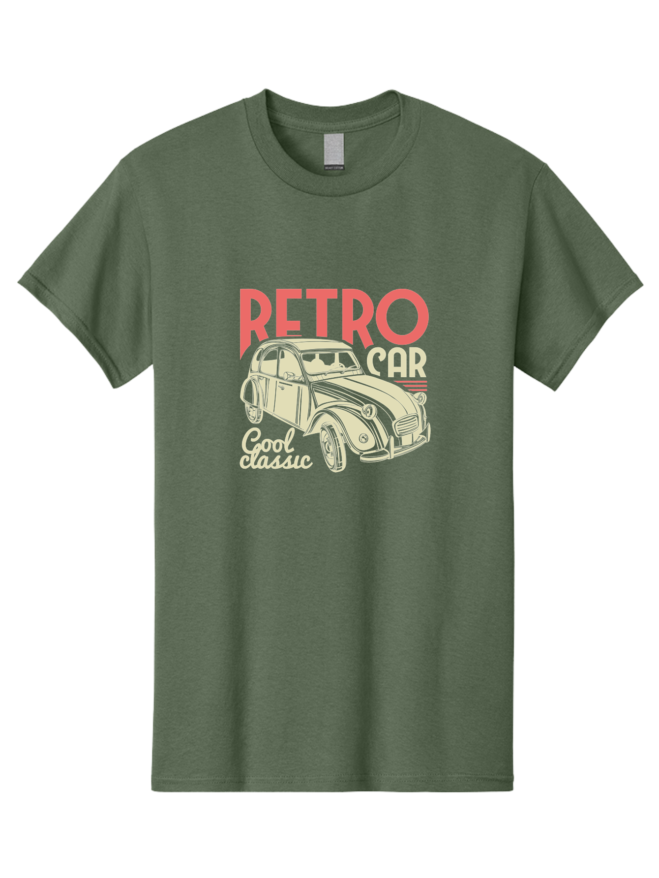 Retro-Car-1 Men'S Graphic Tee, 100% Cotton, Comfortable Casual Summer Wear, Machine Washable, Vintage Car, Retro Automobile, Classic Vehicle, Nostalgic Ride, Cool Classic, Retro Style, Vintage Wheels, Antique Car Aad573 29