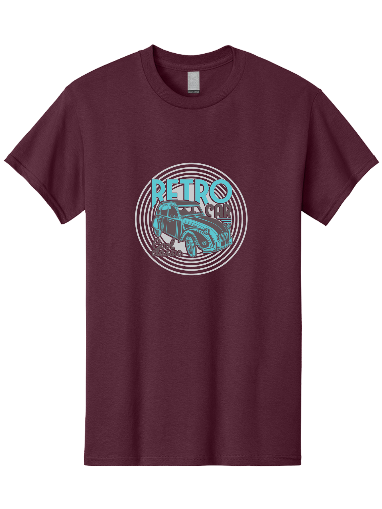 Retro-Car Men'S Graphic Tee, 100% Cotton, Comfortable Casual Summer Wear, Machine Washable, Vintage Car, Retro Automobile, Classic Vehicle, Cool Design, Nostalgic Car, Retro Style, Vintage Ride, Automobile Art Aad574 25