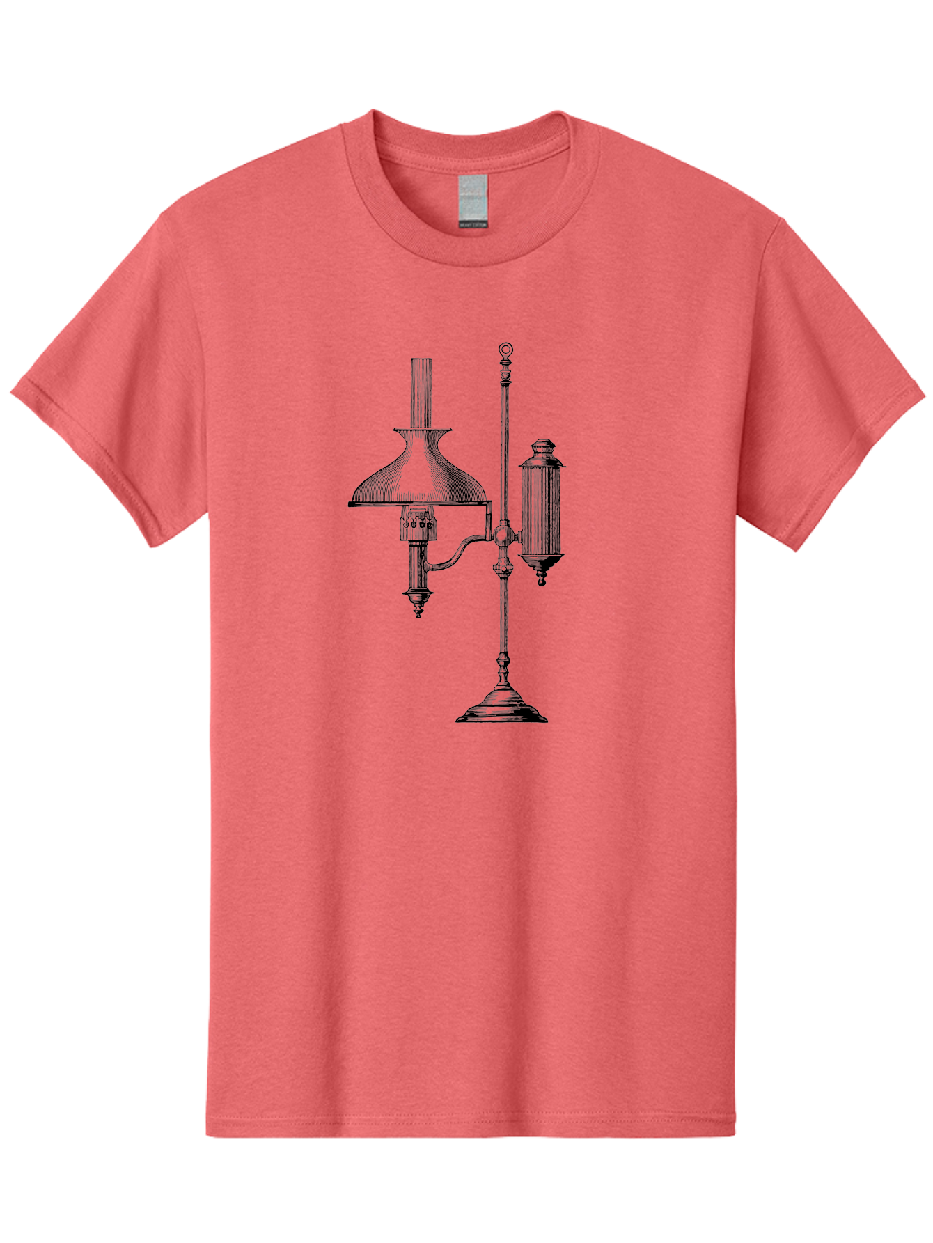 Argand-Lamp Men'S Graphic Tee, 100% Cotton, Comfortable Casual Summer Wear, Machine Washable, Vintage Lighting, Antique Lamp, Argand Oil Lamp, Classic Design, Ornate Details, Oil Lamp, Traditional Decor, Retro Style, Home Decor Aad580 13