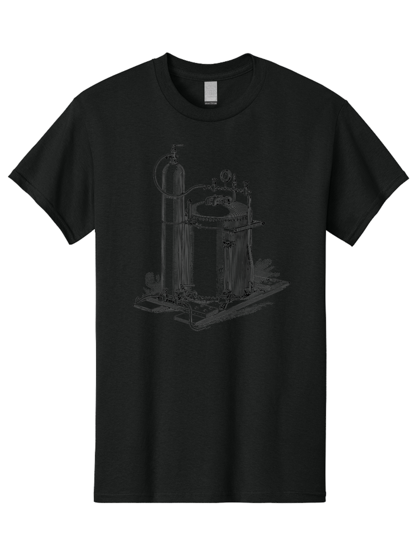 Autoclave Men'S Graphic Tee, 100% Cotton, Comfortable Casual Summer Wear, Machine Washable, Autoclave Equipment, Steam Sterilization, Laboratory Apparatus, Medical Sterilization, Pressure Vessel, Scientific Equipment, Vintage Illustration Aad581 19