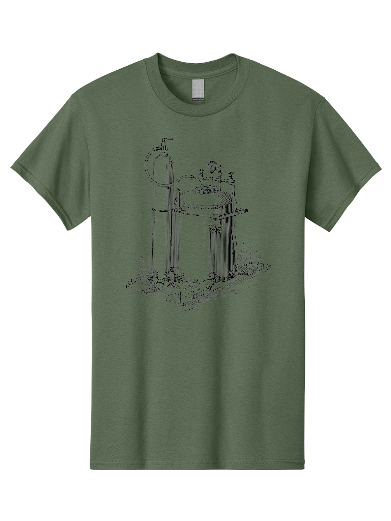Autoclave Men'S Graphic Tee, 100% Cotton, Comfortable Casual Summer Wear, Machine Washable, Autoclave Equipment, Steam Sterilization, Laboratory Apparatus, Medical Sterilization, Pressure Vessel, Scientific Equipment, Vintage Illustration Aad581 21