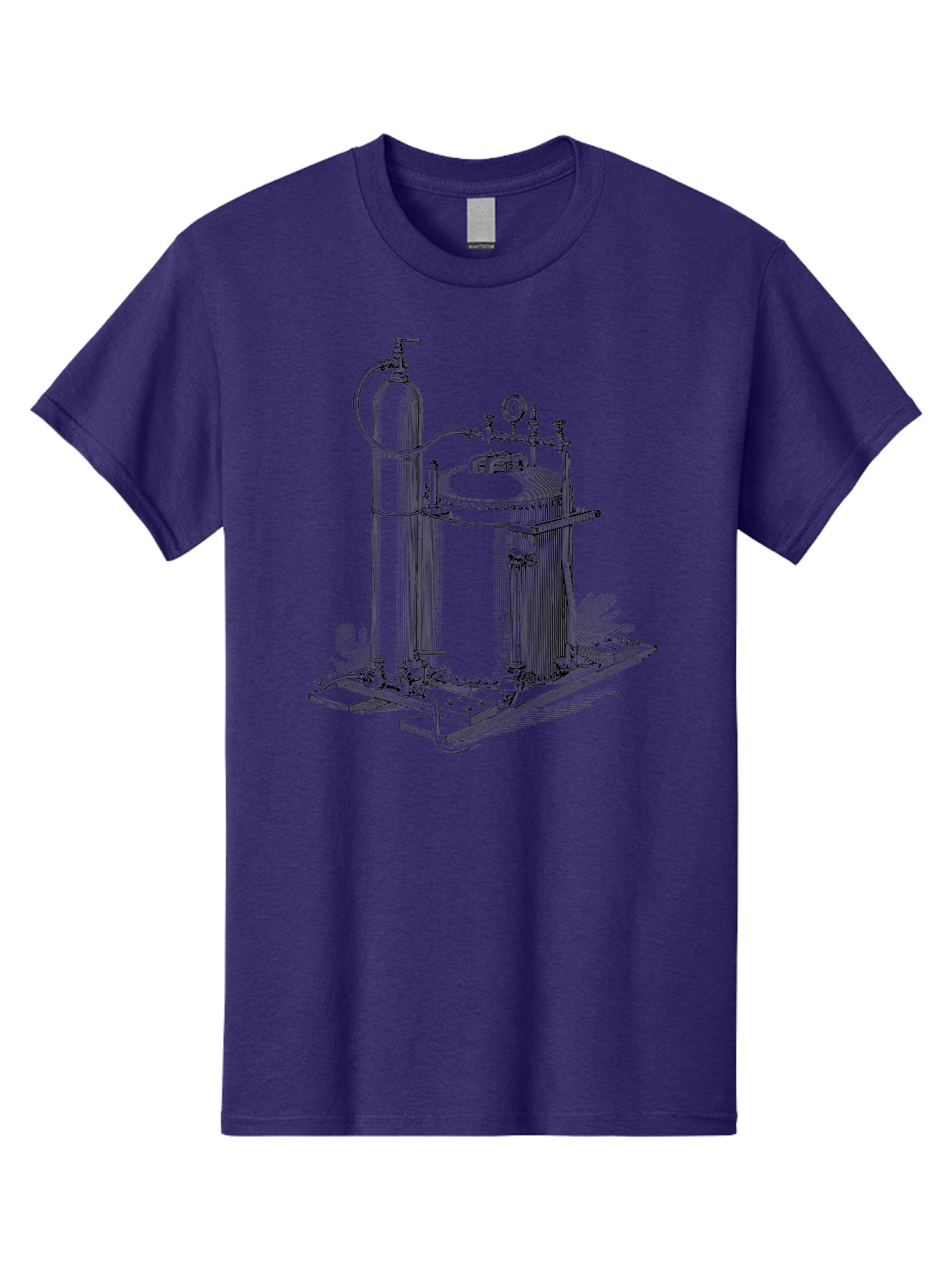 Autoclave Men'S Graphic Tee, 100% Cotton, Comfortable Casual Summer Wear, Machine Washable, Autoclave Equipment, Steam Sterilization, Laboratory Apparatus, Medical Sterilization, Pressure Vessel, Scientific Equipment, Vintage Illustration Aad581 7