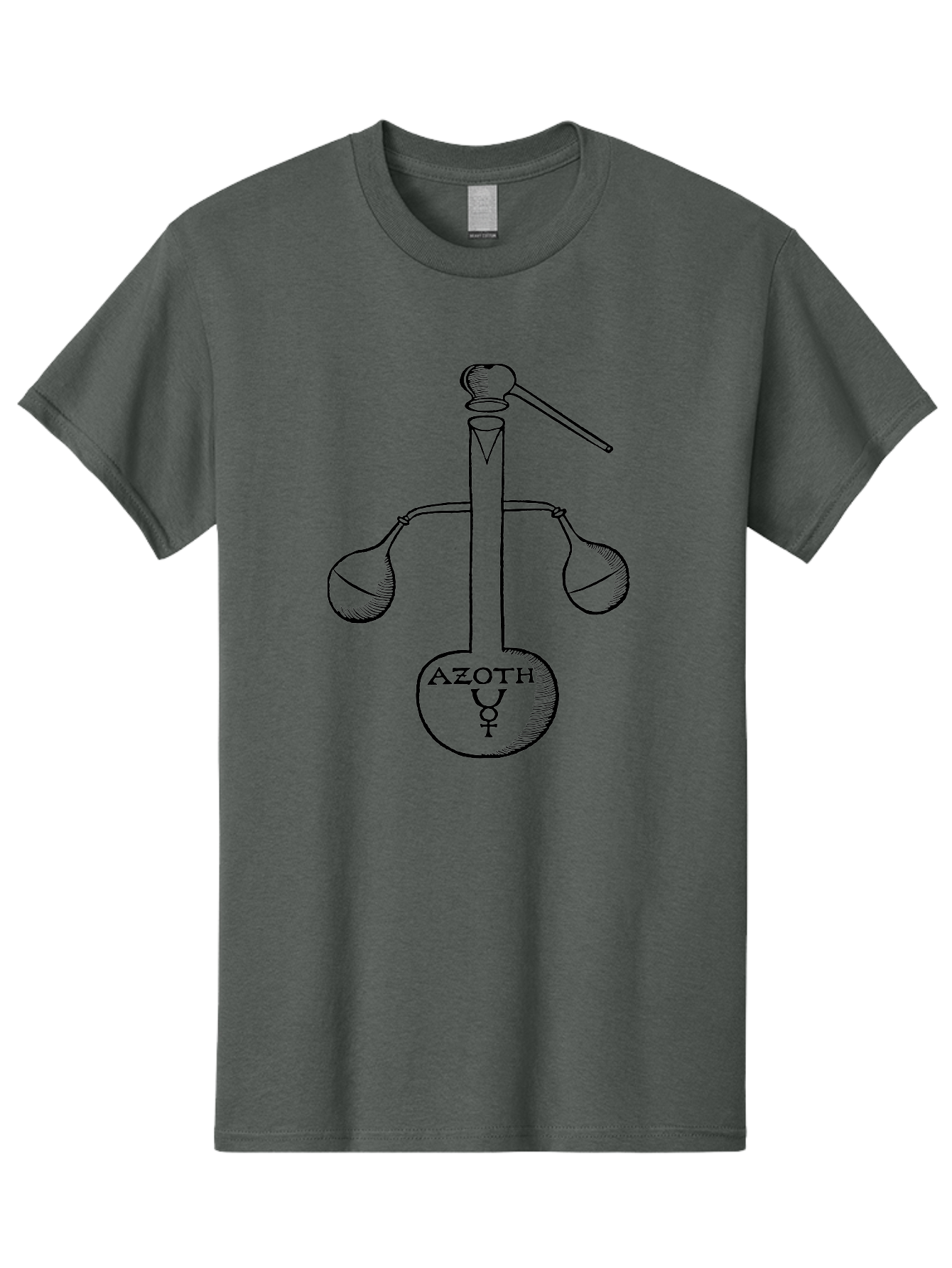 Azoth-Symbol Men'S Graphic Tee, 100% Cotton, Comfortable Casual Summer Wear, Machine Washable, Alchemical Symbol, Azoth Symbol, Mystical Diagram, Spiritual Transformation, Hermetic Principles, Esoteric Art, Ancient Knowledge, Mystical Symbols, Aad582 21