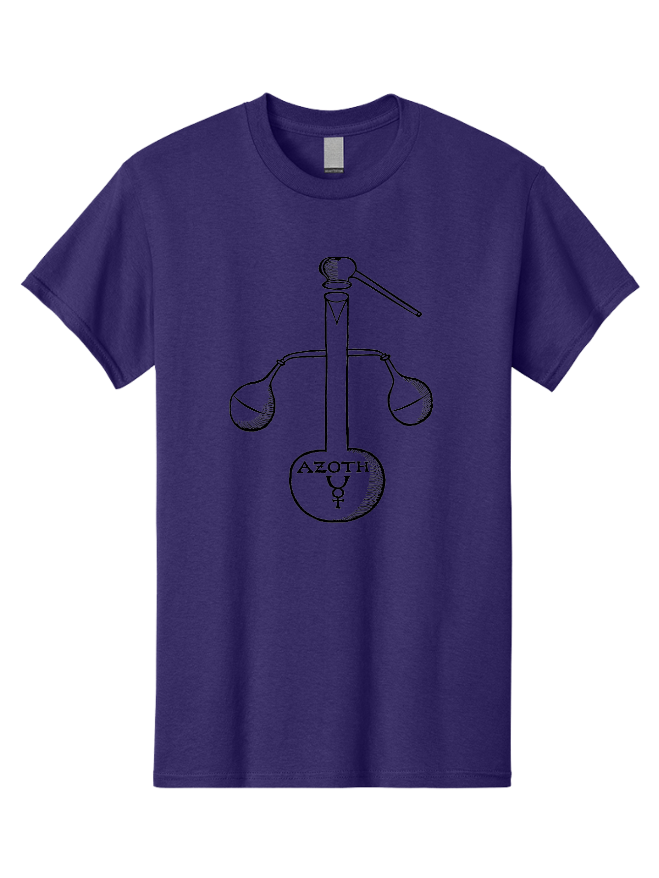 Azoth-Symbol Men'S Graphic Tee, 100% Cotton, Comfortable Casual Summer Wear, Machine Washable, Alchemical Symbol, Azoth Symbol, Mystical Diagram, Spiritual Transformation, Hermetic Principles, Esoteric Art, Ancient Knowledge, Mystical Symbols, Aad582 29