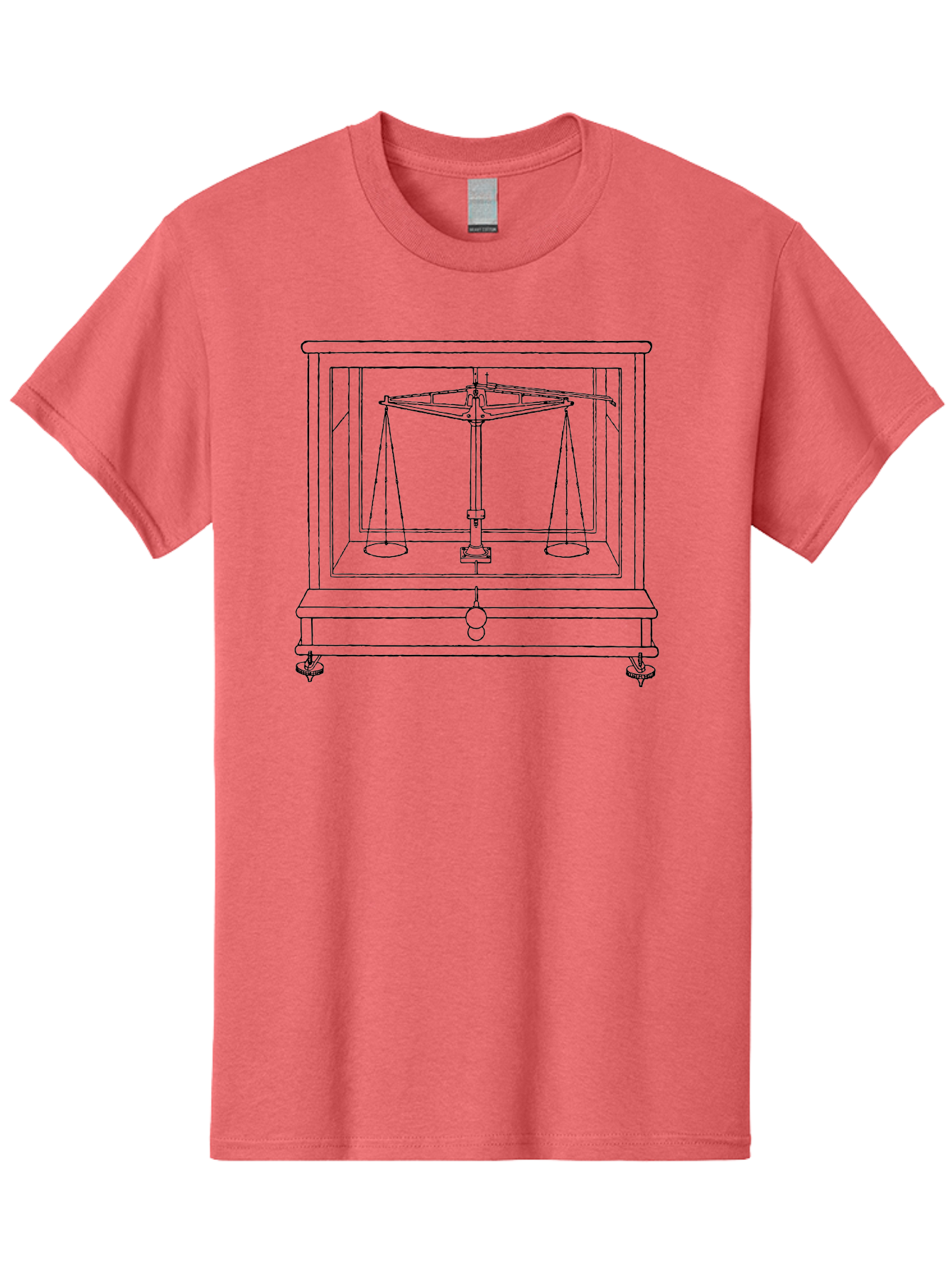 Balance-Scale Men'S Graphic Tee, 100% Cotton, Comfortable Casual Summer Wear, Machine Washable, Balance Scale, Weighing Instrument, Precision Measurement, Justice Symbol, Equality Representation, Laboratory Equipment, Scientific Tool, Aad584 7