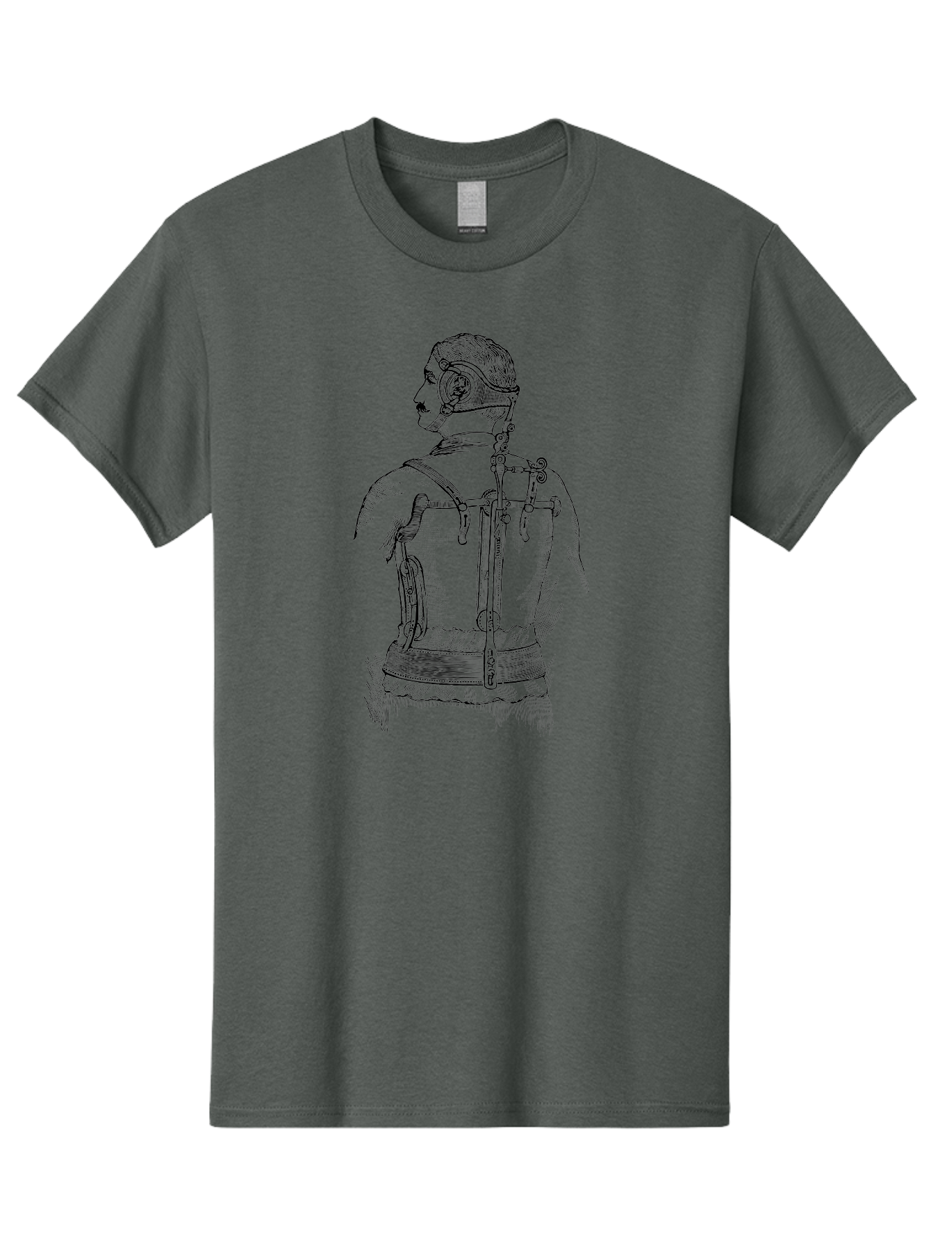 Corset Men'S Graphic Tee, 100% Cotton, Comfortable Casual Summer Wear, Machine Washable, Woman Wearing Corset, Vintage Fashion, Antique Clothing, Historical Attire, Tight-Lacing, Restrictive Garments, Women'S Clothing, Fashion History, Aad587 7