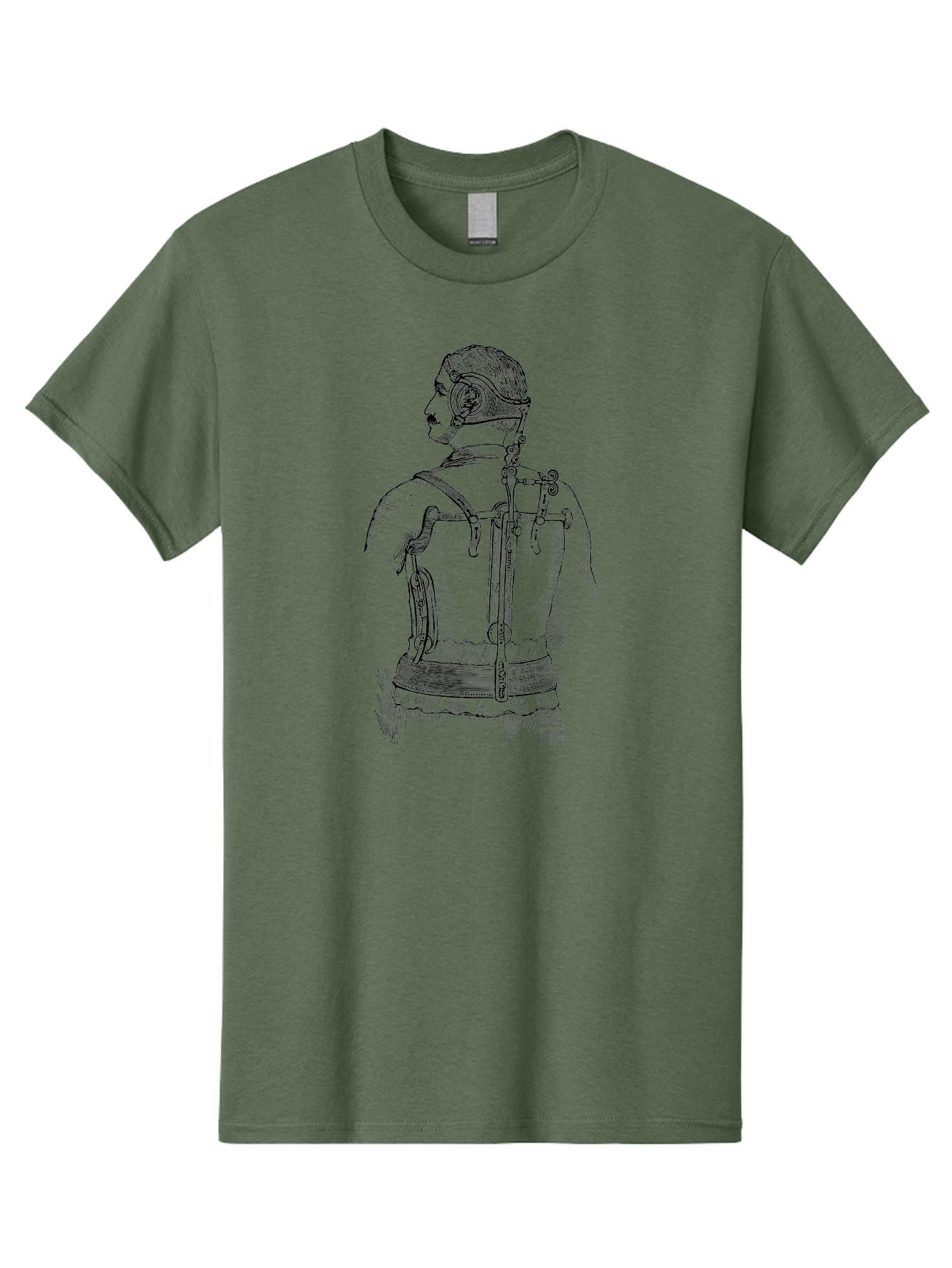Corset Men'S Graphic Tee, 100% Cotton, Comfortable Casual Summer Wear, Machine Washable, Woman Wearing Corset, Vintage Fashion, Antique Clothing, Historical Attire, Tight-Lacing, Restrictive Garments, Women'S Clothing, Fashion History, Aad587 11