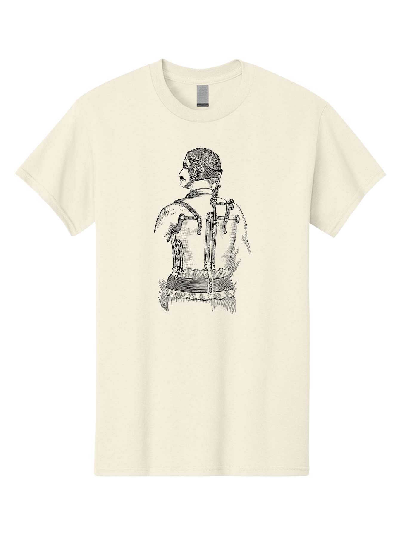 Corset Men'S Graphic Tee, 100% Cotton, Comfortable Casual Summer Wear, Machine Washable, Woman Wearing Corset, Vintage Fashion, Antique Clothing, Historical Attire, Tight-Lacing, Restrictive Garments, Women'S Clothing, Fashion History, Aad587 25