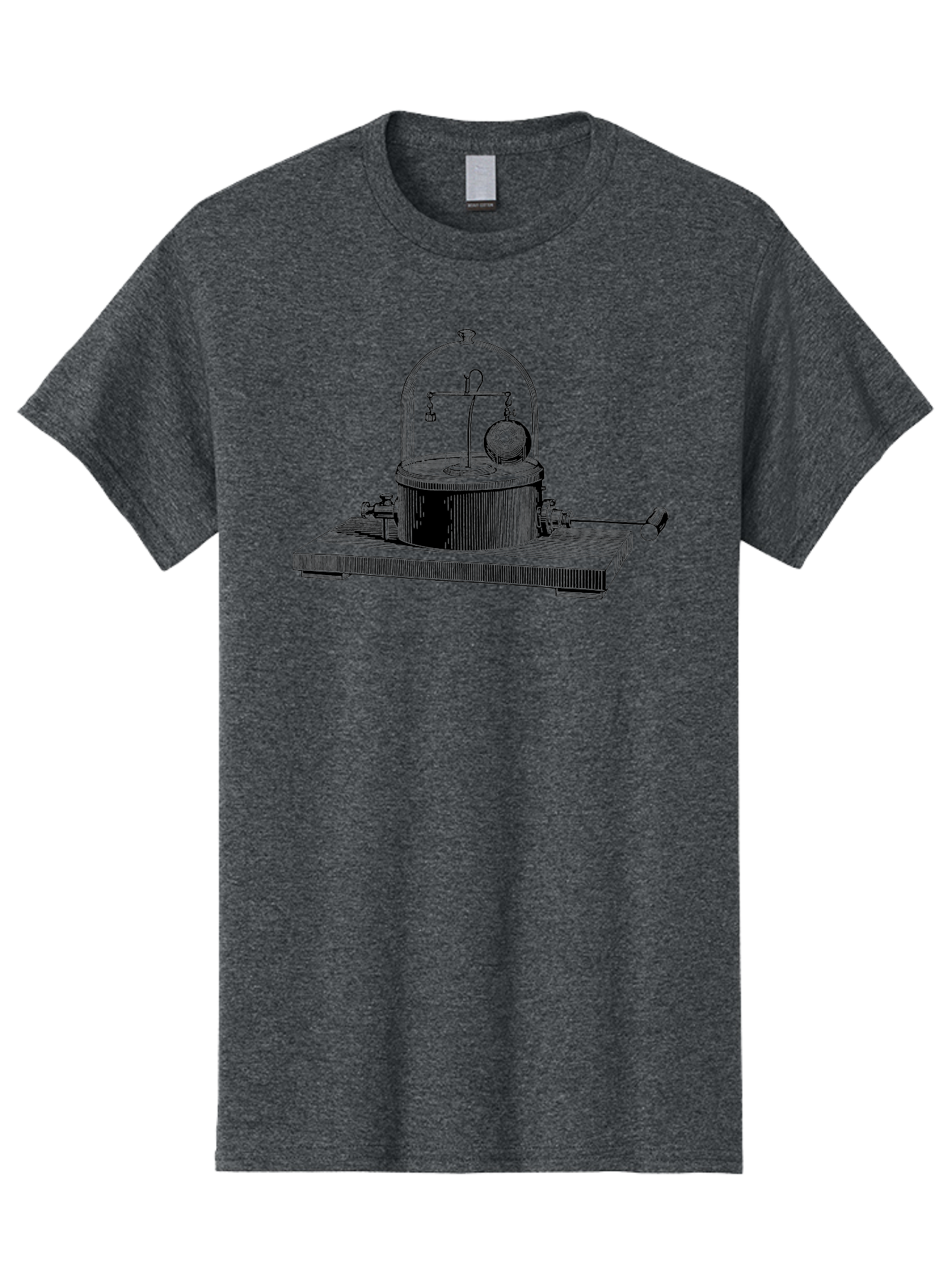 Coulomb-S-Electrometer Men'S Graphic Tee, 100% Cotton, Comfortable Casual Summer Wear, Machine Washable, Scientific Equipment, Torsion Balance, Electrostatic Measurement, Scientific Instrument, Experimental Setup, Laboratory Device, Aad588 3