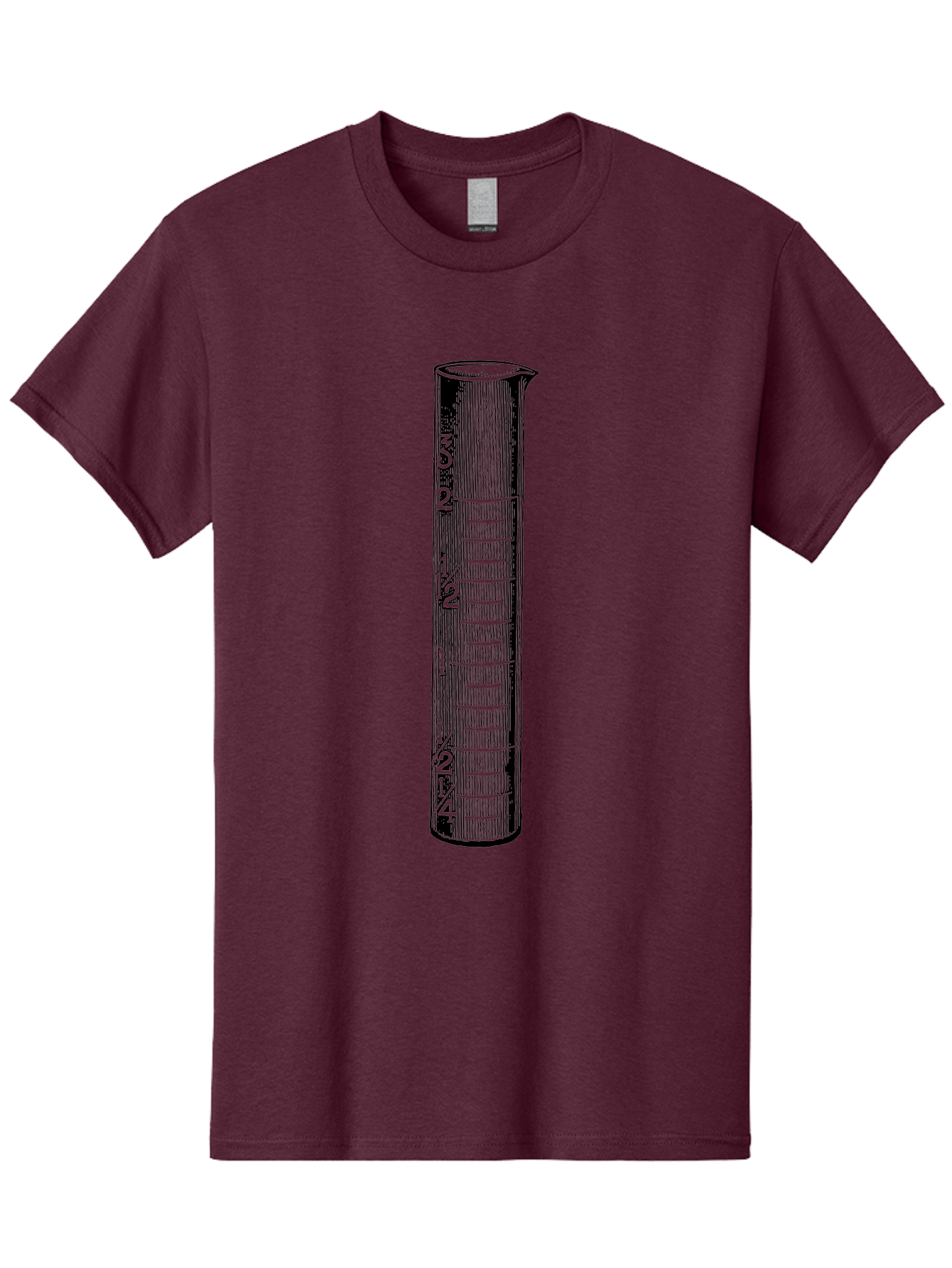 Graduated-Cylinder Men'S Graphic Tee, 100% Cotton, Comfortable Casual Summer Wear, Machine Washable, Laboratory Equipment, Measuring Cylinder, Graduated Markings, 4 Oz Capacity, Precise Measurement, Scientific Tools, Laboratory Glassware Aad607 15