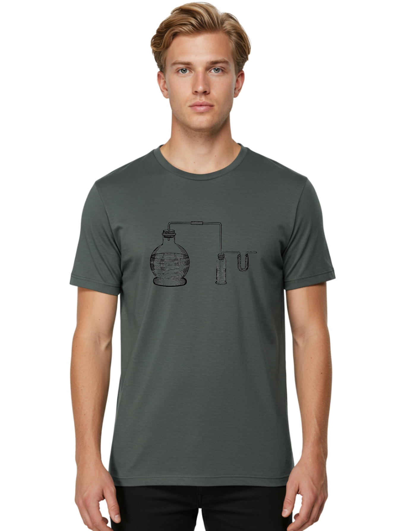 Laboratory-Equipment-1 Men'S Graphic Tee, 100% Cotton, Comfortable Casual Summer Wear, Machine Washable, Laboratory Equipment, Science Experiment, Glassware, Laboratory Flask, Laboratory Tube, Scientific Apparatus, Chemistry Lab, Aad615 10