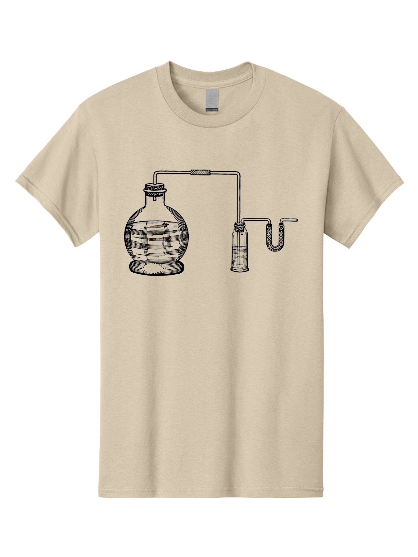 Laboratory-Equipment-1 Men'S Graphic Tee, 100% Cotton, Comfortable Casual Summer Wear, Machine Washable, Laboratory Equipment, Science Experiment, Glassware, Laboratory Flask, Laboratory Tube, Scientific Apparatus, Chemistry Lab, Aad615 3