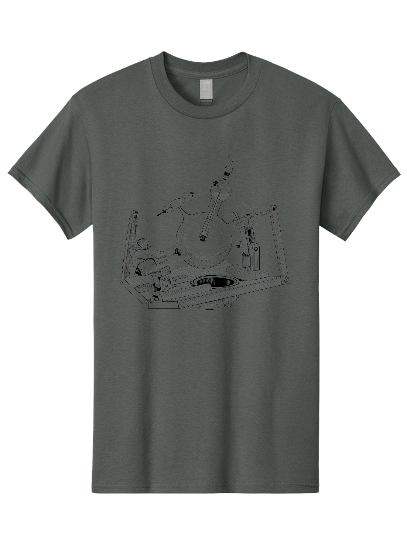 Laboratory-Equipment-5 Men'S Graphic Tee, 100% Cotton, Comfortable Casual Summer Wear, Machine Washable, Laboratory Equipment, Scientific Instruments, Glassware, Distillation Apparatus, Chemistry Lab, Experimental Setup, Research Tools, Aad619 23