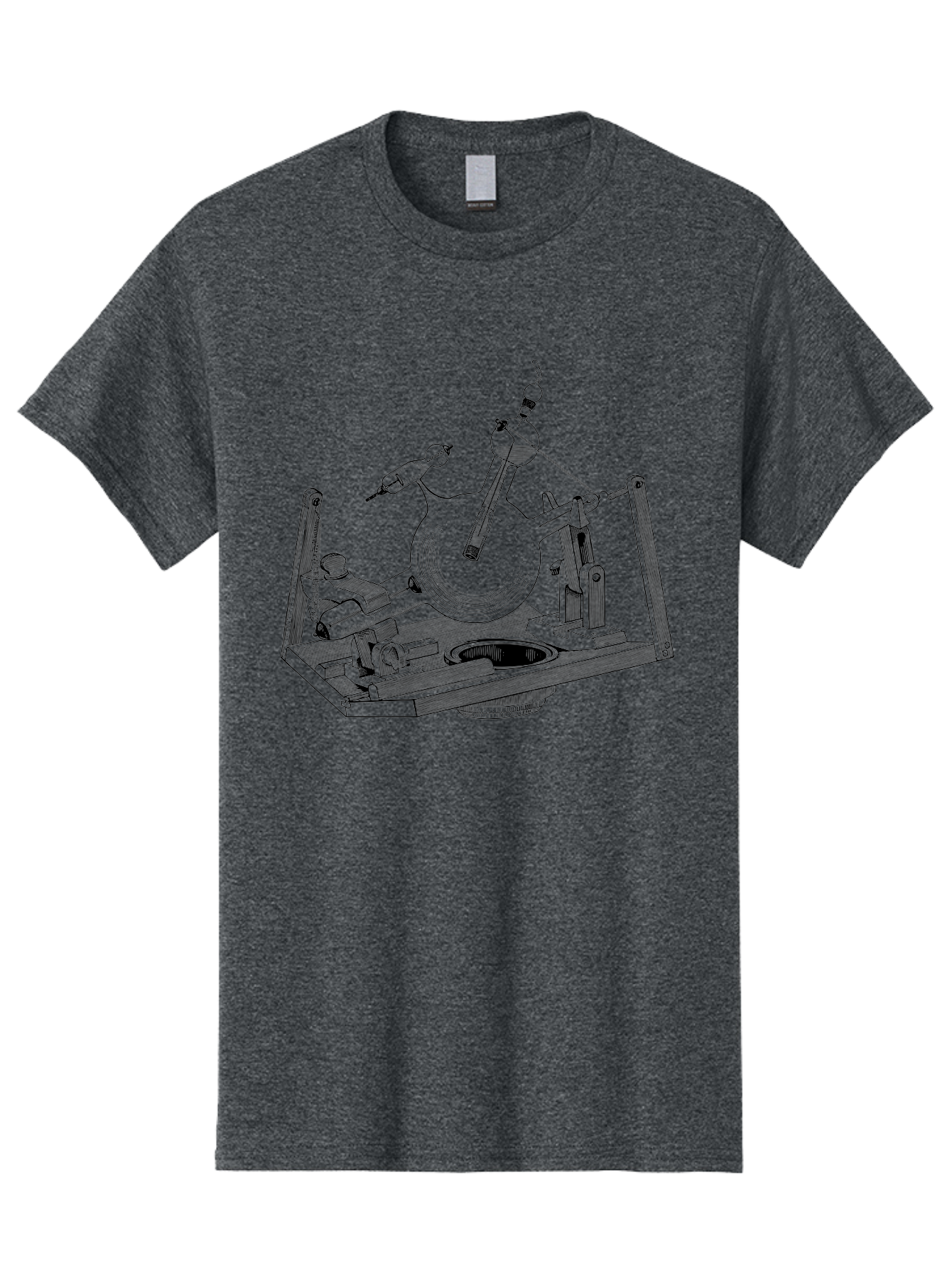 Laboratory-Equipment-5 Men'S Graphic Tee, 100% Cotton, Comfortable Casual Summer Wear, Machine Washable, Laboratory Equipment, Scientific Instruments, Glassware, Distillation Apparatus, Chemistry Lab, Experimental Setup, Research Tools, Aad619 17