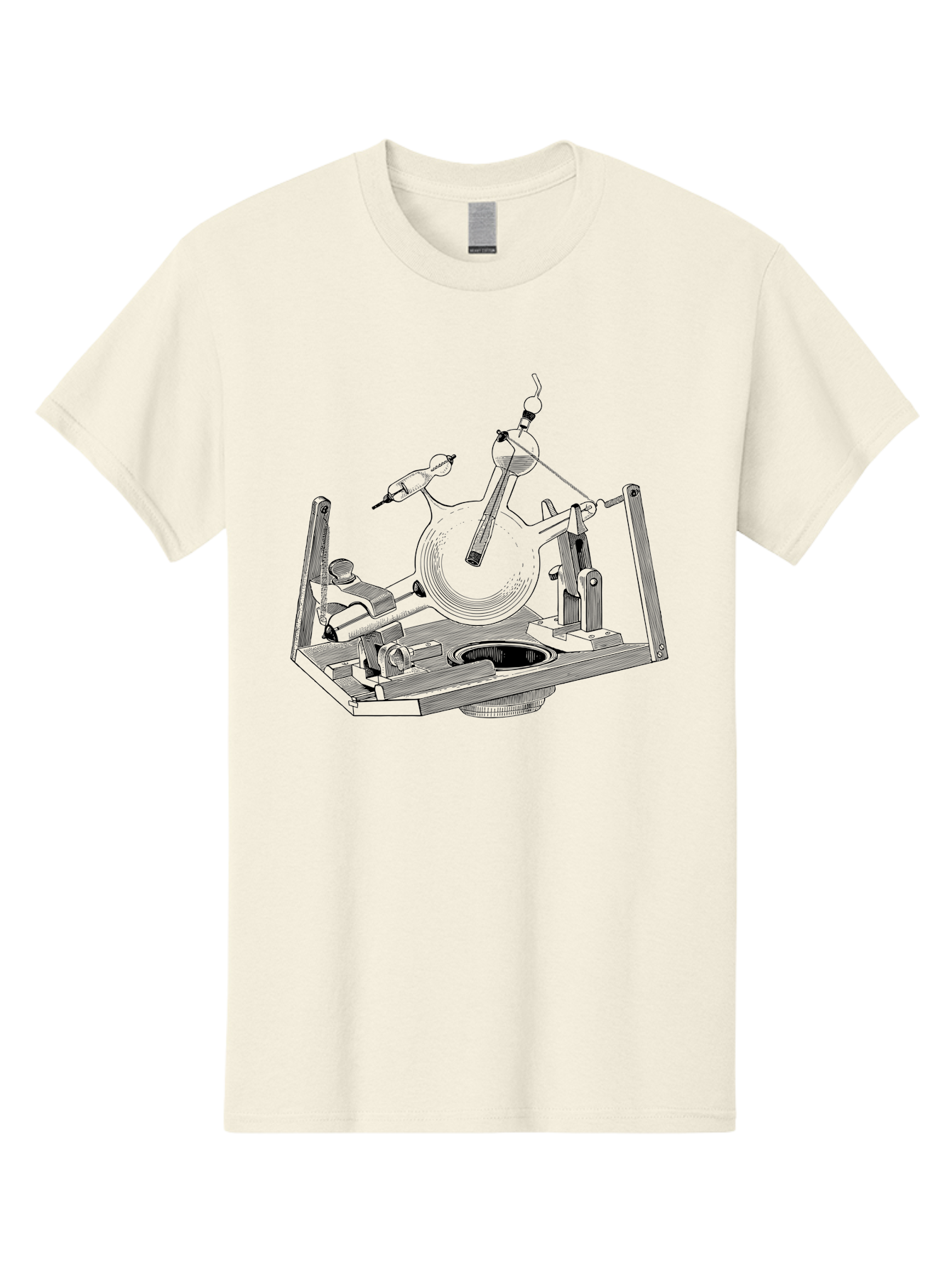 Laboratory-Equipment-5 Men'S Graphic Tee, 100% Cotton, Comfortable Casual Summer Wear, Machine Washable, Laboratory Equipment, Scientific Instruments, Glassware, Distillation Apparatus, Chemistry Lab, Experimental Setup, Research Tools, Aad619 13