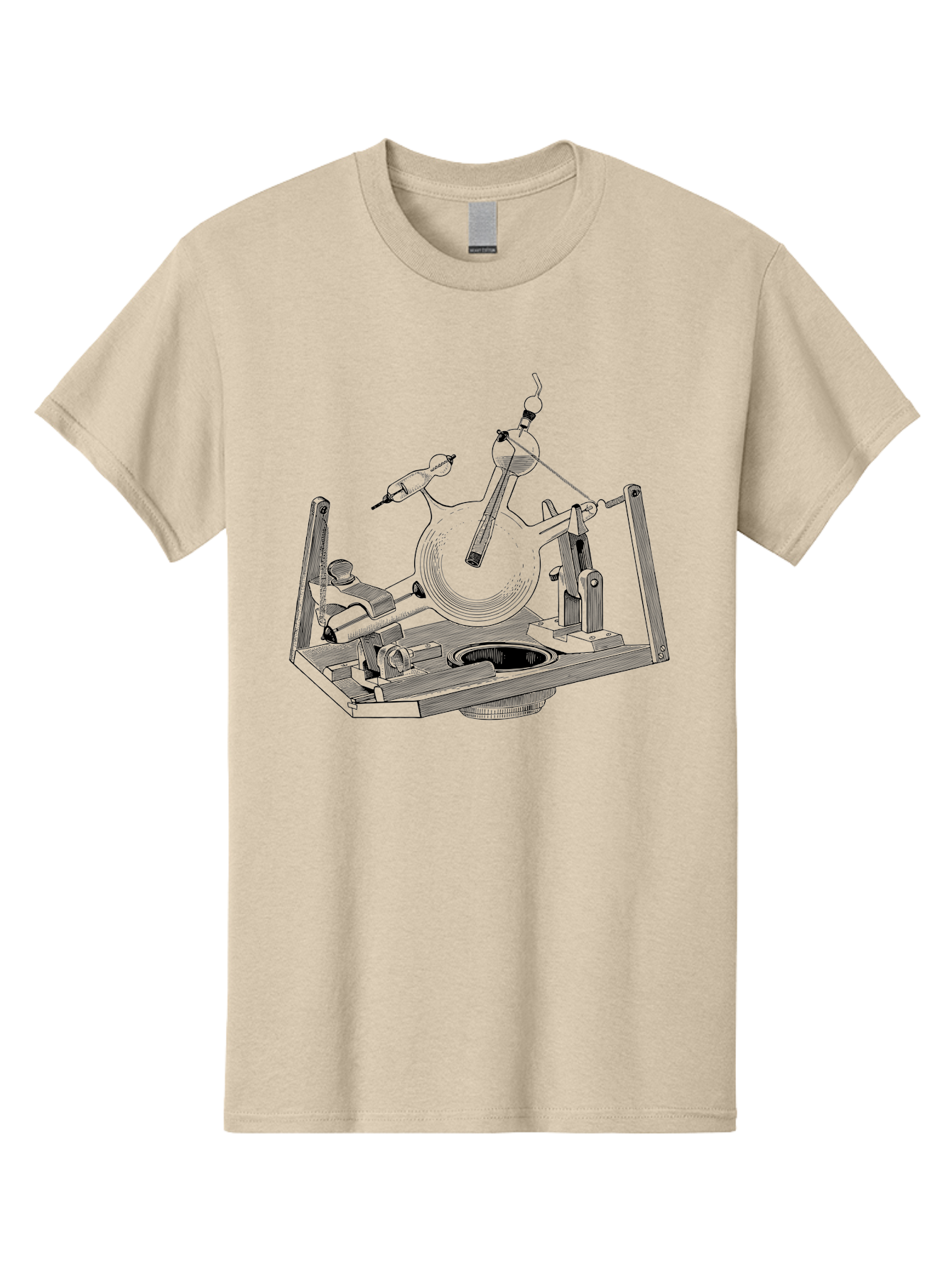 Laboratory-Equipment-5 Men'S Graphic Tee, 100% Cotton, Comfortable Casual Summer Wear, Machine Washable, Laboratory Equipment, Scientific Instruments, Glassware, Distillation Apparatus, Chemistry Lab, Experimental Setup, Research Tools, Aad619 21