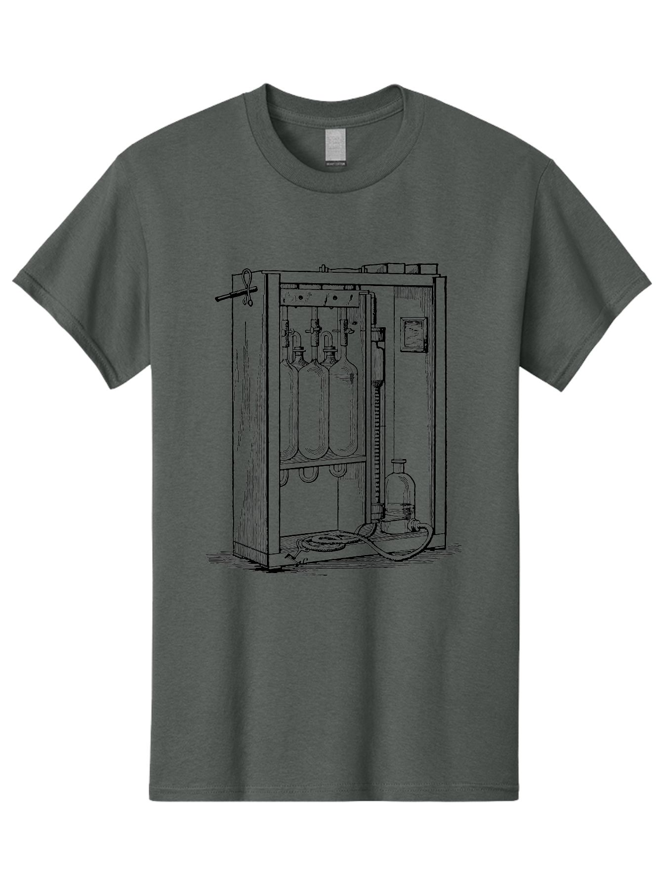Laboratory-Equipment-6 Men'S Graphic Tee, 100% Cotton, Comfortable Casual Summer Wear, Machine Washable, Laboratory Equipment, Scientific Instruments, Glass Containers, Tubes, Pipes, Laboratory Setup, Experimental Apparatus, Research Tools Aad620 7