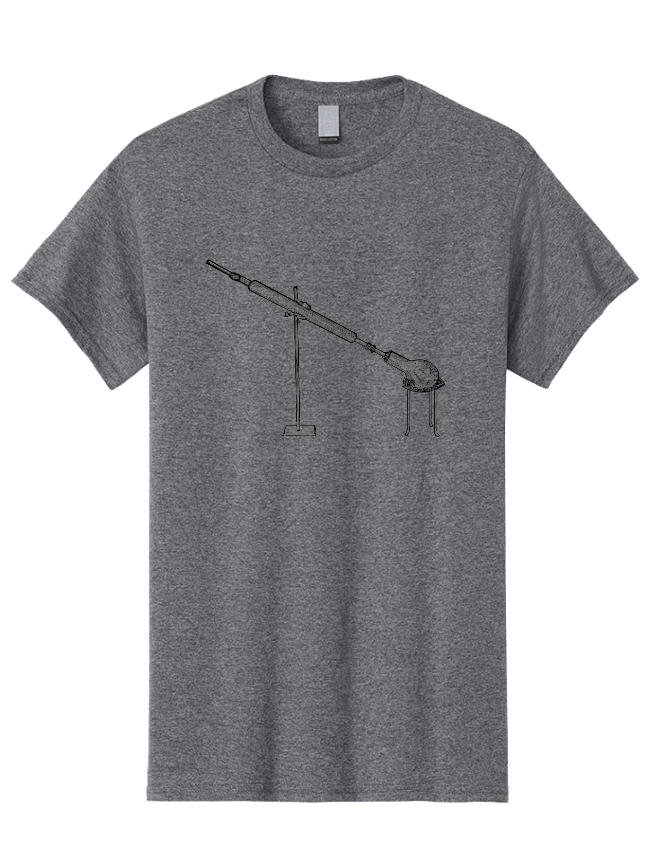 Laboratory-Equipment-8 Men'S Graphic Tee, 100% Cotton, Comfortable Casual Summer Wear, Machine Washable, Laboratory Equipment, Scientific Apparatus, Distillation Setup, Glassware, Chemistry Lab, Science Experiment, Test Tube, Clamp Stand, Aad622 3
