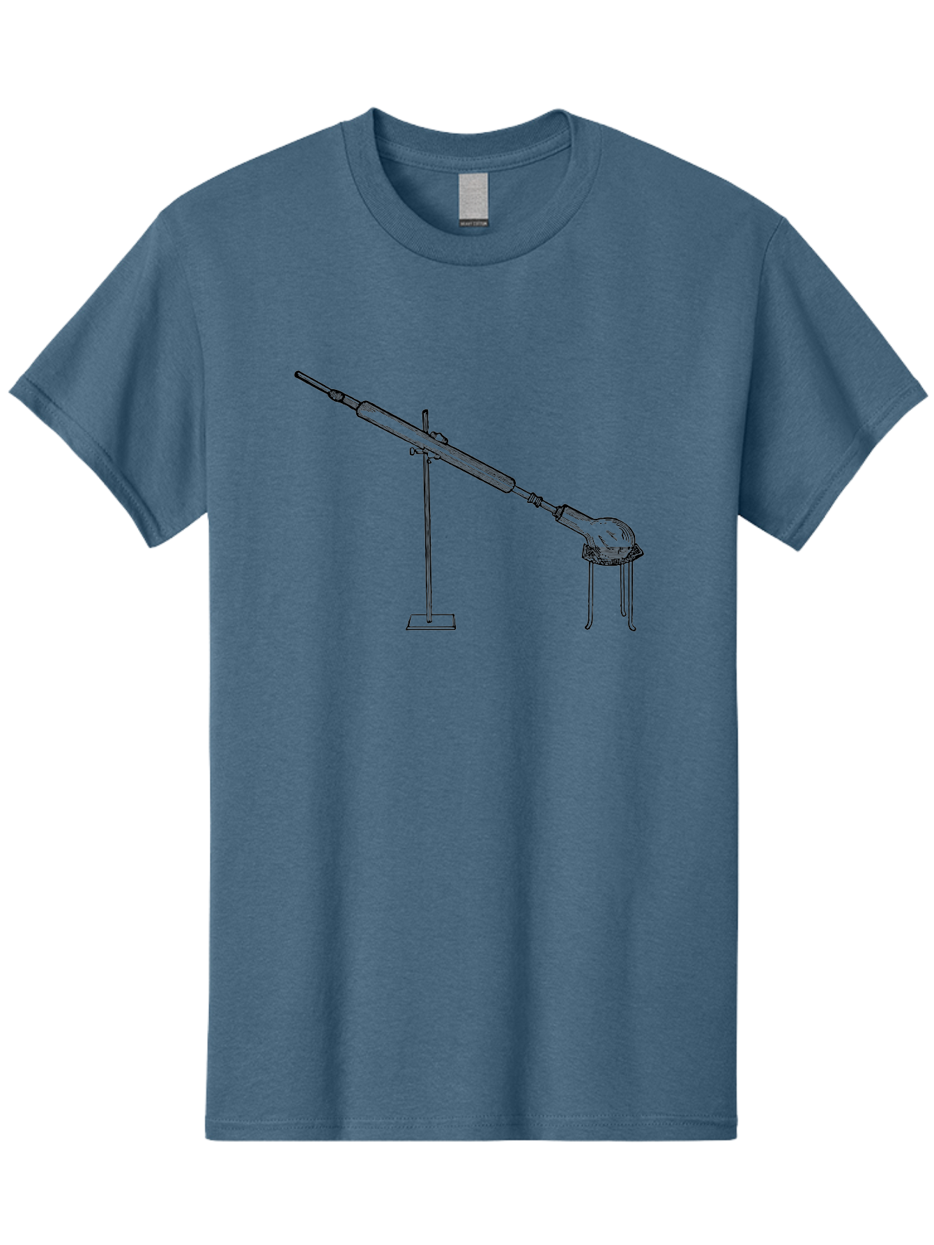 Laboratory-Equipment-8 Men'S Graphic Tee, 100% Cotton, Comfortable Casual Summer Wear, Machine Washable, Laboratory Equipment, Scientific Apparatus, Distillation Setup, Glassware, Chemistry Lab, Science Experiment, Test Tube, Clamp Stand, Aad622 1