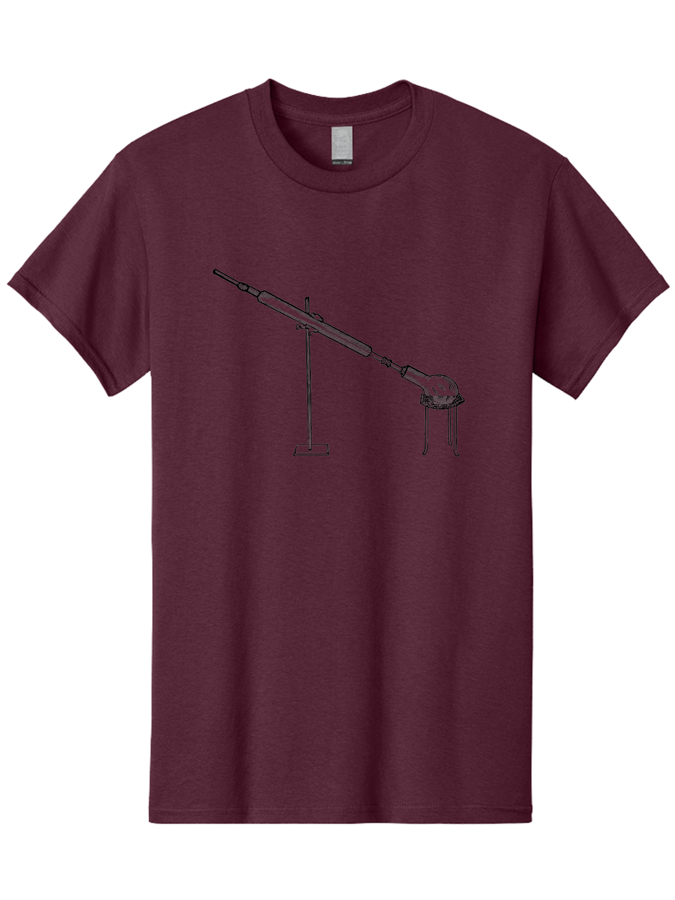 Laboratory-Equipment-8 Men'S Graphic Tee, 100% Cotton, Comfortable Casual Summer Wear, Machine Washable, Laboratory Equipment, Scientific Apparatus, Distillation Setup, Glassware, Chemistry Lab, Science Experiment, Test Tube, Clamp Stand, Aad622 19