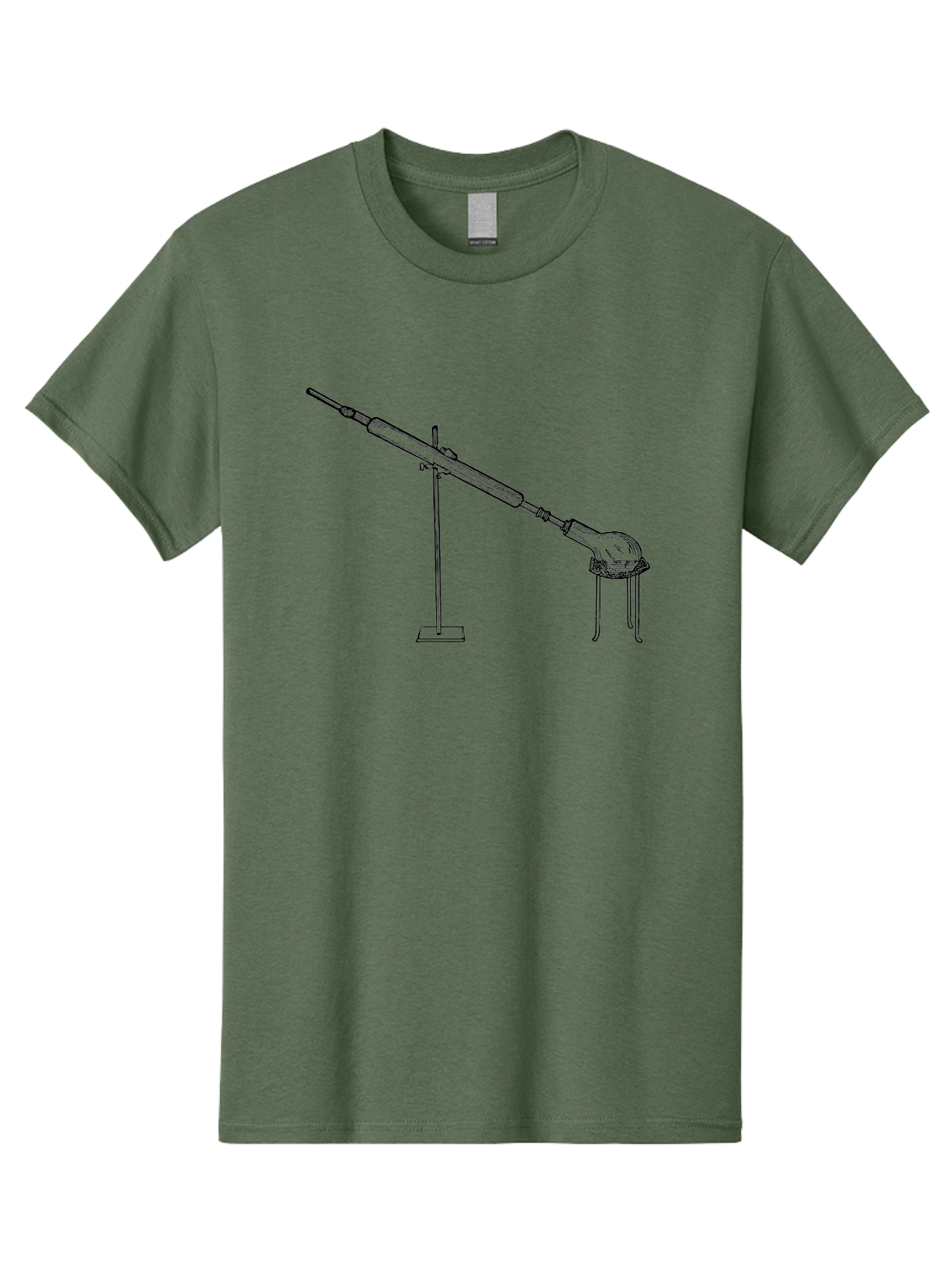Laboratory-Equipment-8 Men'S Graphic Tee, 100% Cotton, Comfortable Casual Summer Wear, Machine Washable, Laboratory Equipment, Scientific Apparatus, Distillation Setup, Glassware, Chemistry Lab, Science Experiment, Test Tube, Clamp Stand, Aad622 11