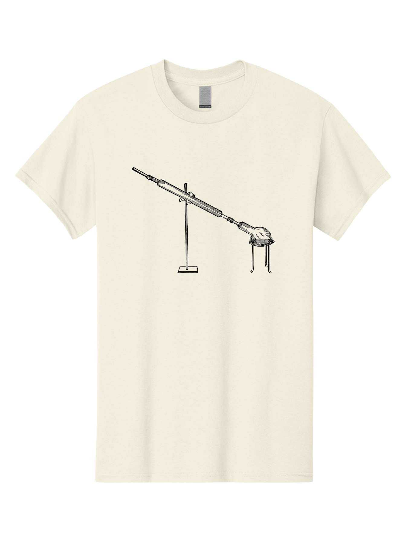 Laboratory-Equipment-8 Men'S Graphic Tee, 100% Cotton, Comfortable Casual Summer Wear, Machine Washable, Laboratory Equipment, Scientific Apparatus, Distillation Setup, Glassware, Chemistry Lab, Science Experiment, Test Tube, Clamp Stand, Aad622 21